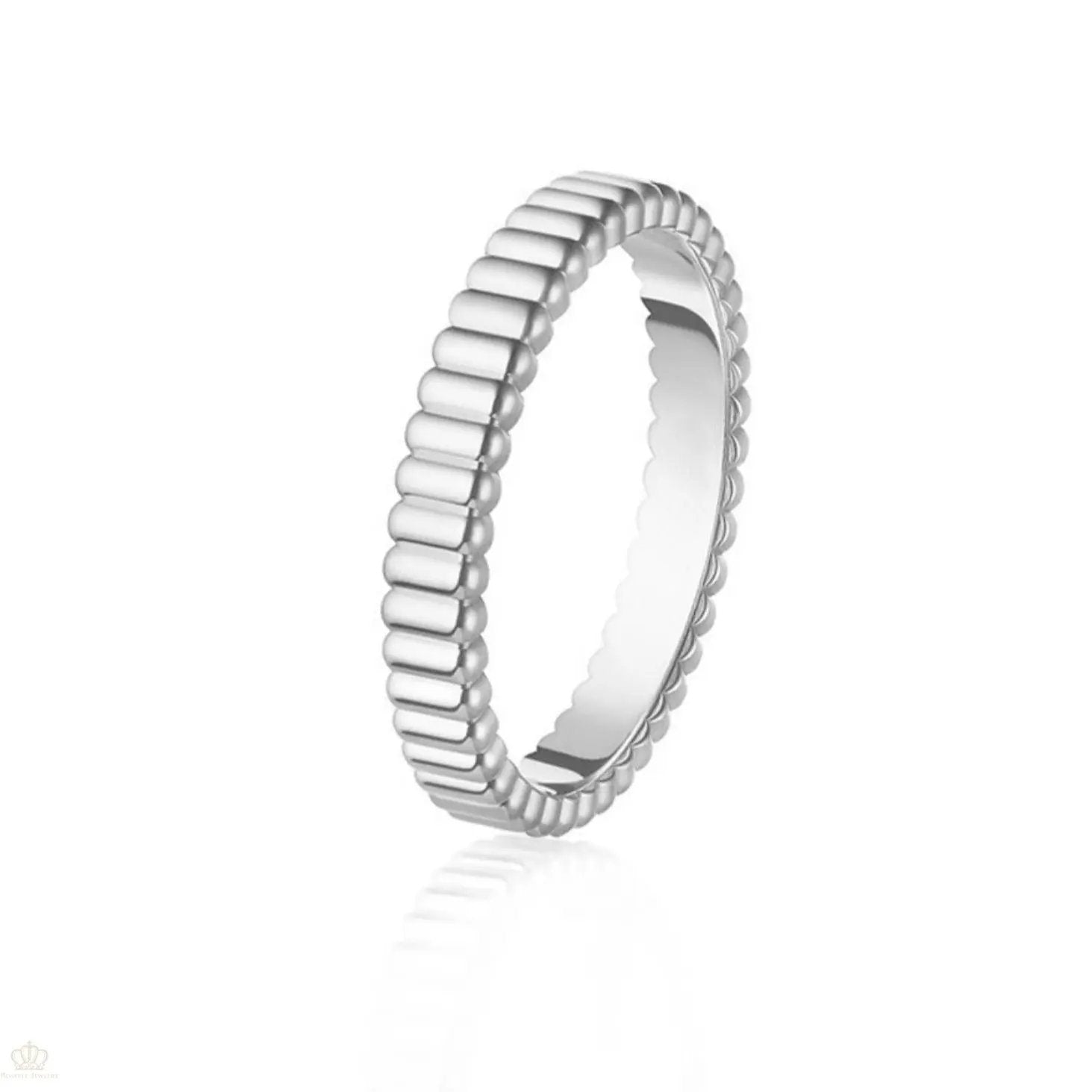 Stripe Unique Couple Diamond Wedding Ring Set - WM27 CHARLISA™