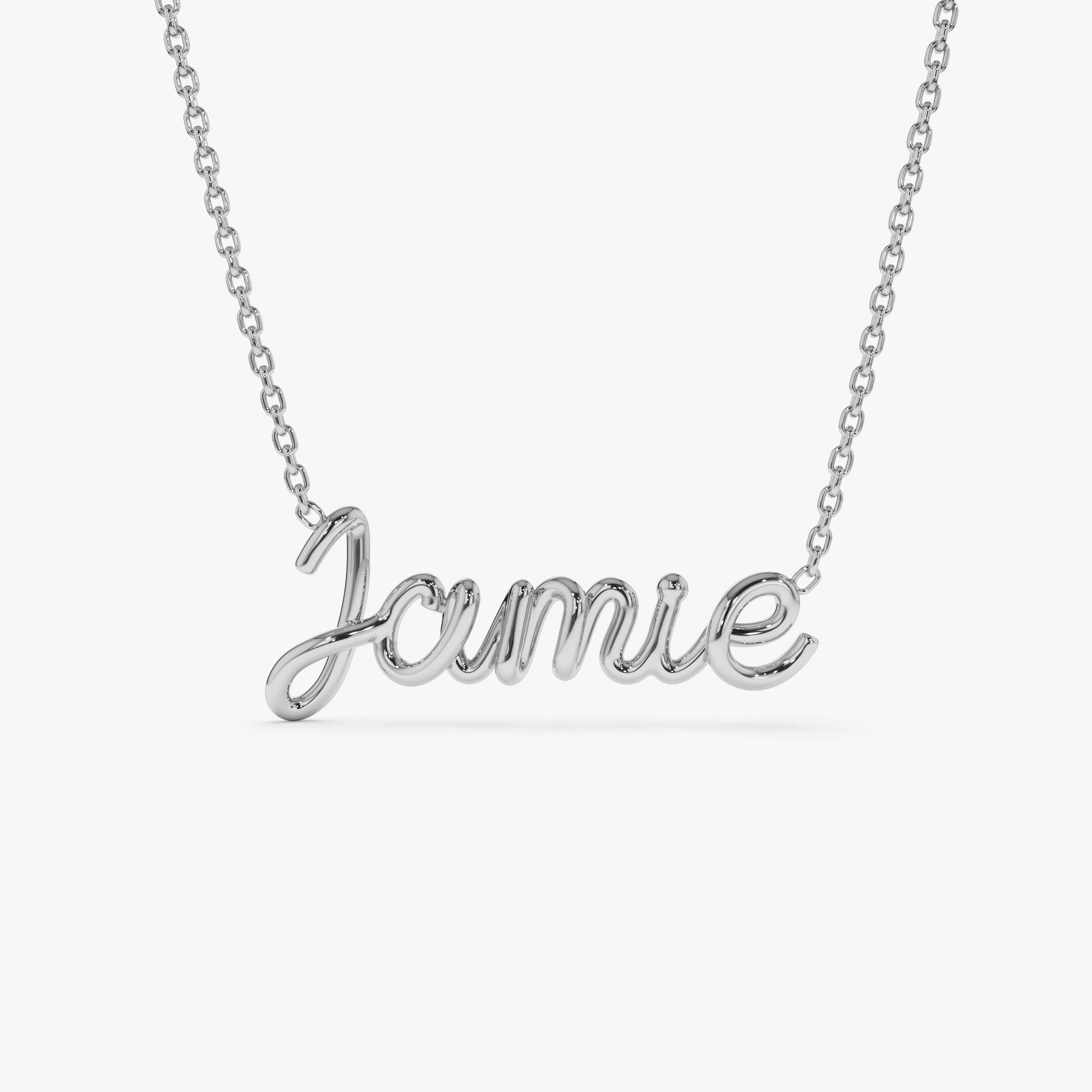 OBFJ0750 - 14K Wire Script Custom Name Necklace 6
