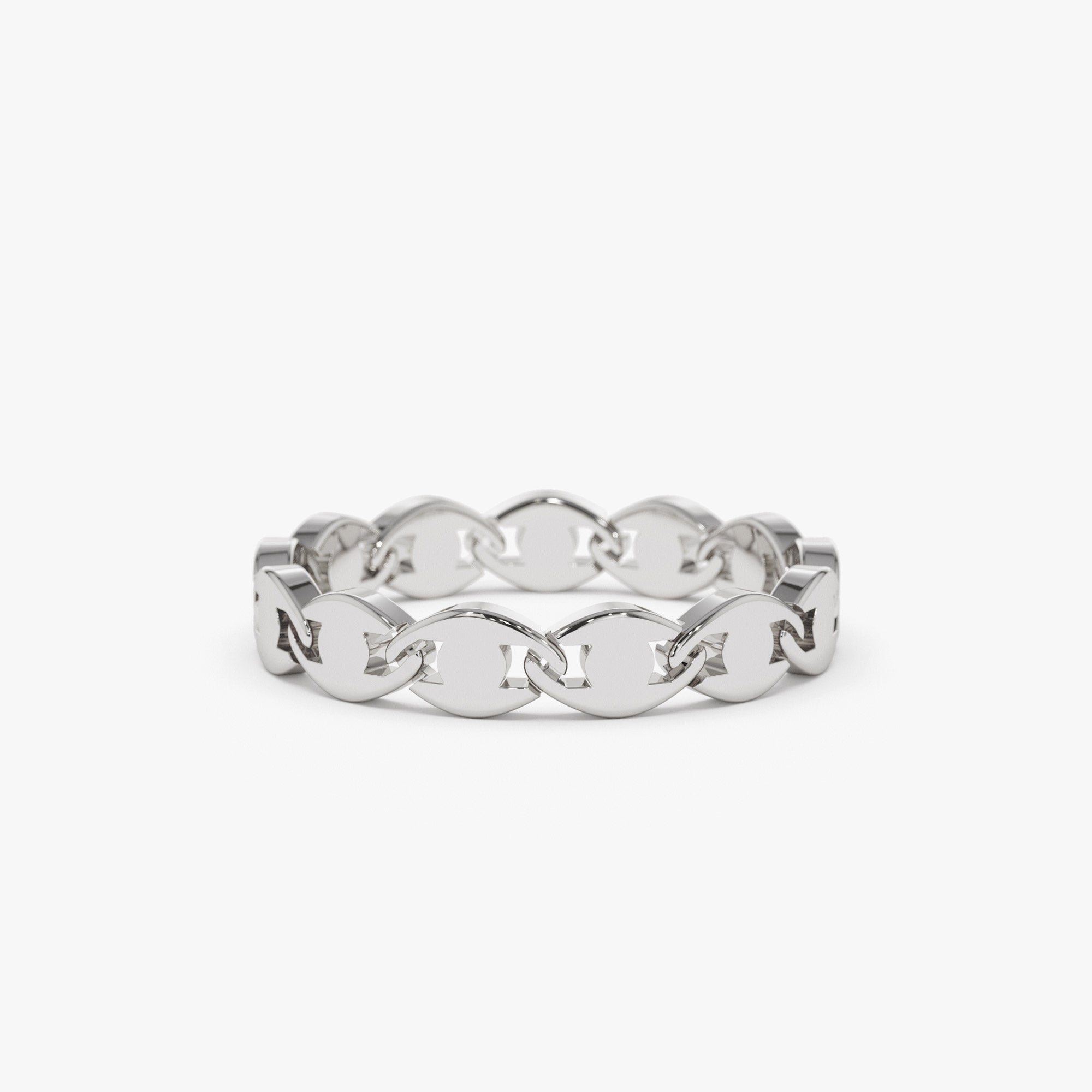OBFJ0752 - 14K Chain Link Ring 6