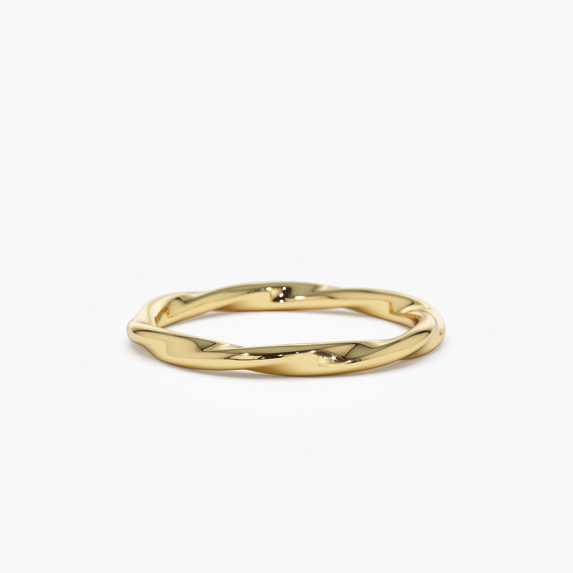 OBFJ1351 - 14k Wavy Promise Ring 1