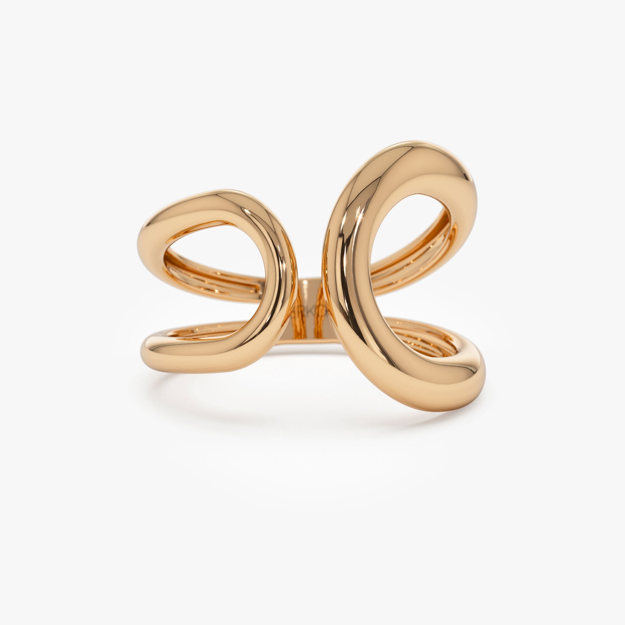 OBFJ1194 - 14k Unique Design Bold Gold Ring 6