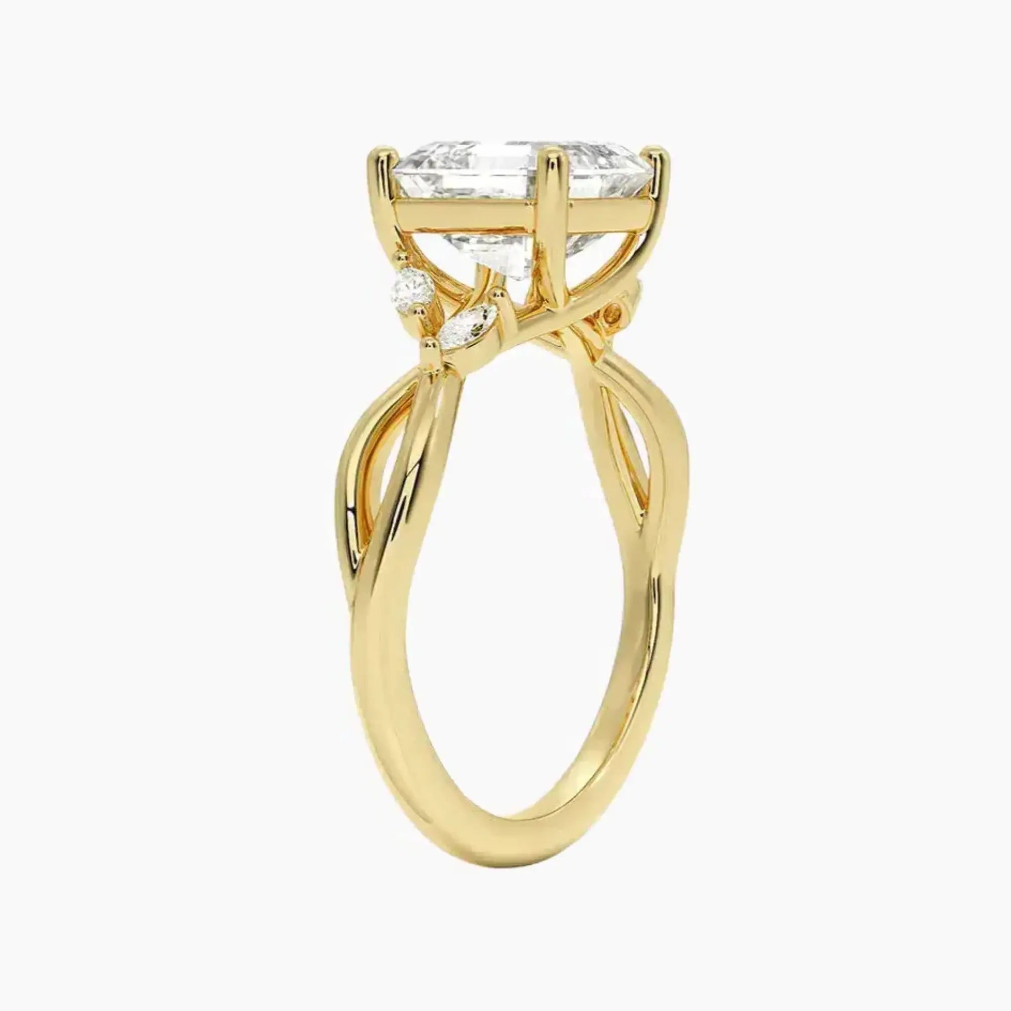 OBSER248 - Amara Asscher engagement ring setting view 8
