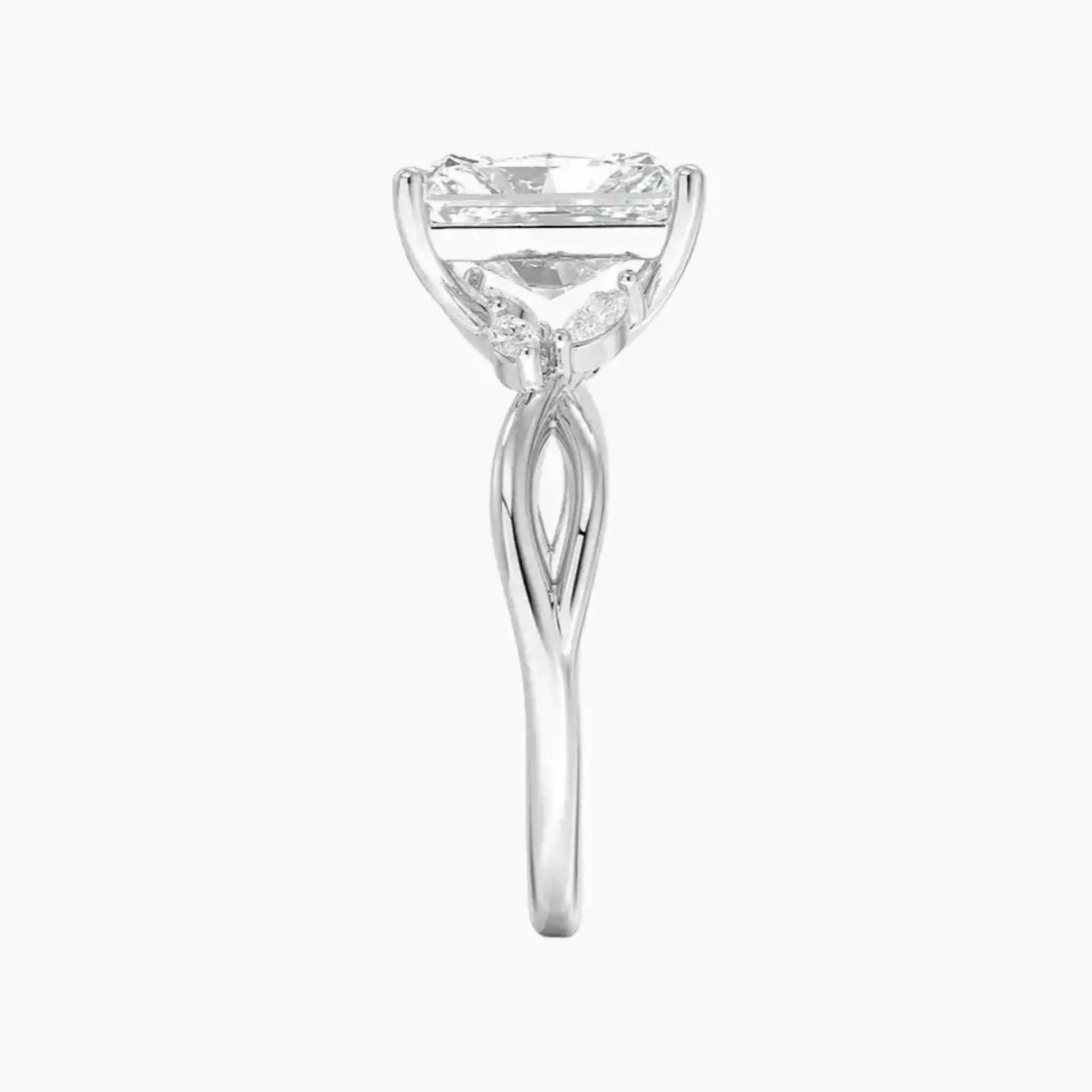 OBSER247 - Amara Radiant engagement ring setting view 3