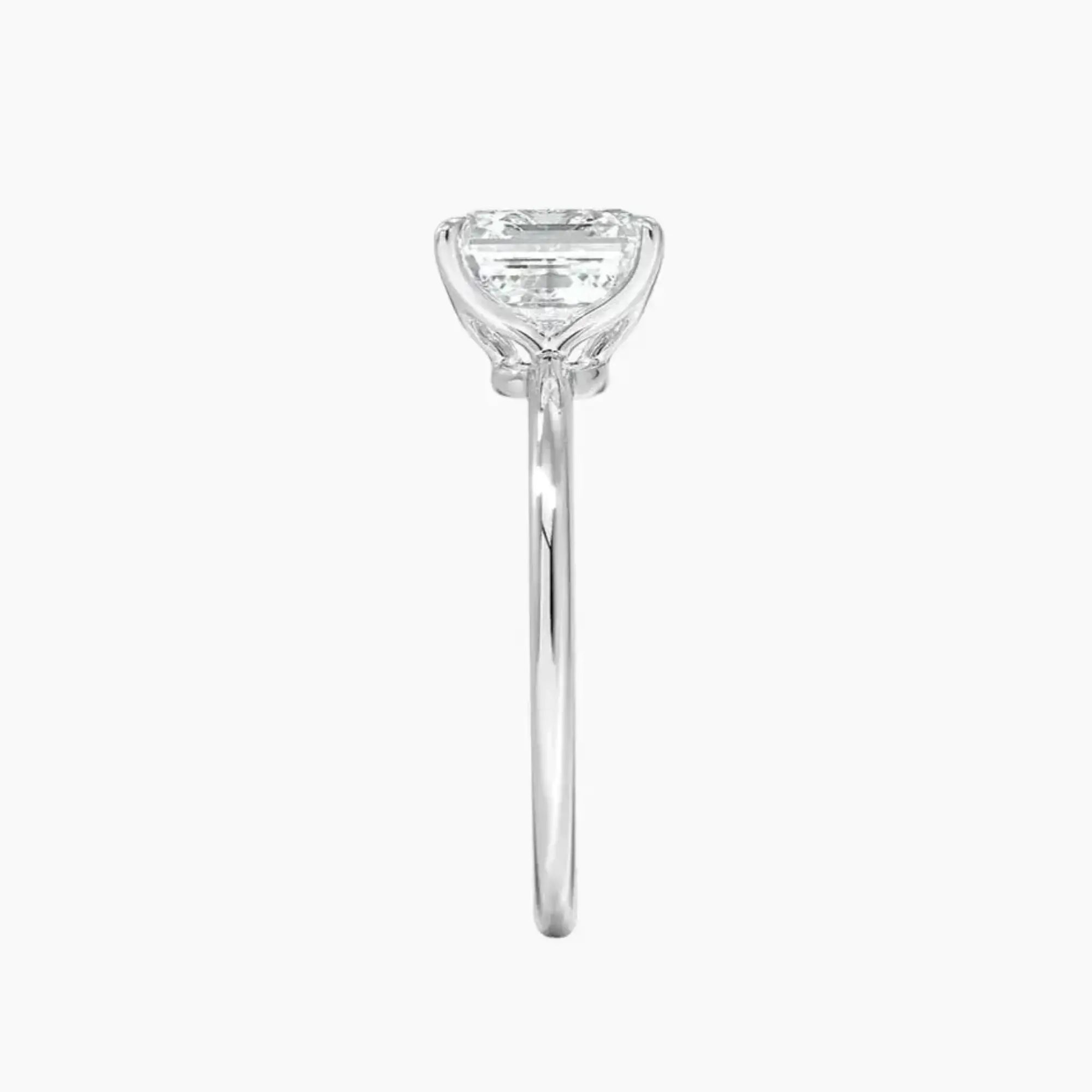 OBSER394 - Brielle Solitaire Asscher engagement ring setting view 3