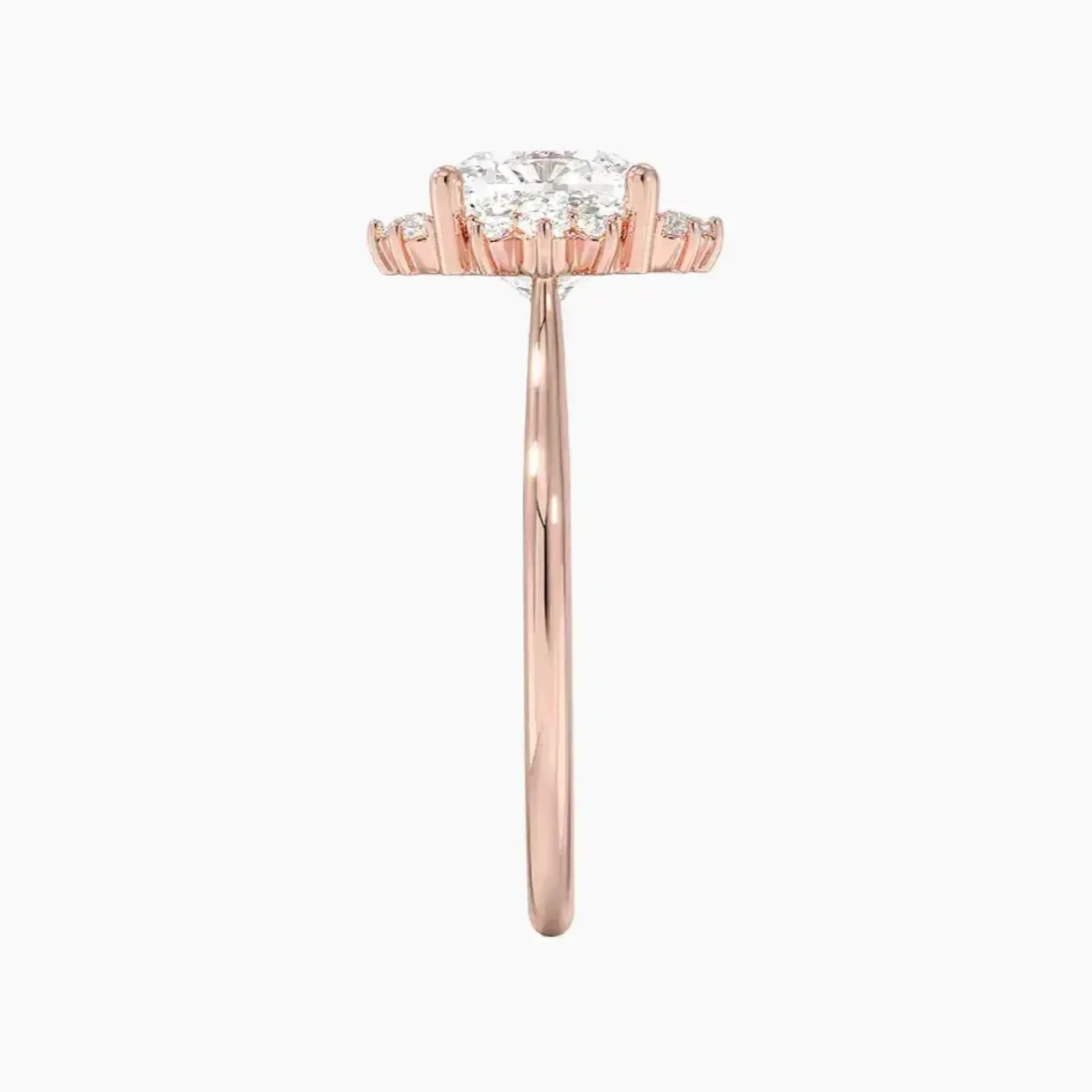 OBSER430 - Nadia Halo Cushion engagement ring setting view 6