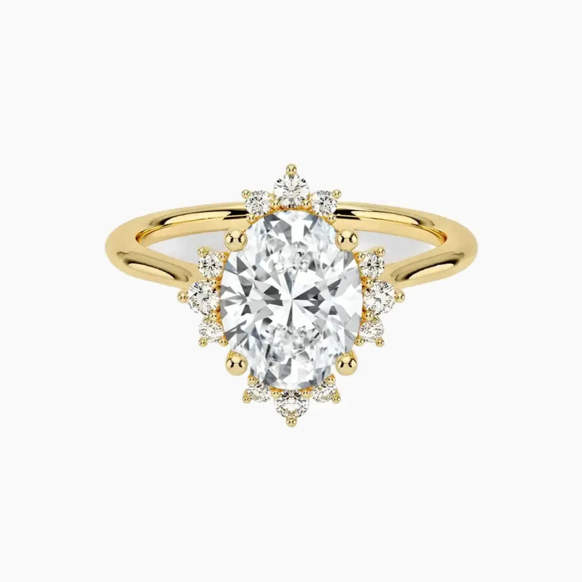 OBSER163 - Nadia Halo Oval engagement ring setting view 7