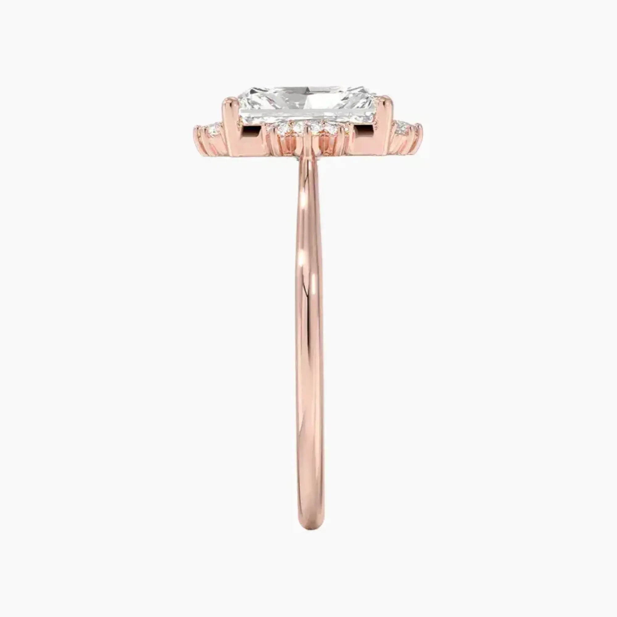 OBSER426 - Nadia Halo Radiant engagement ring setting view 6