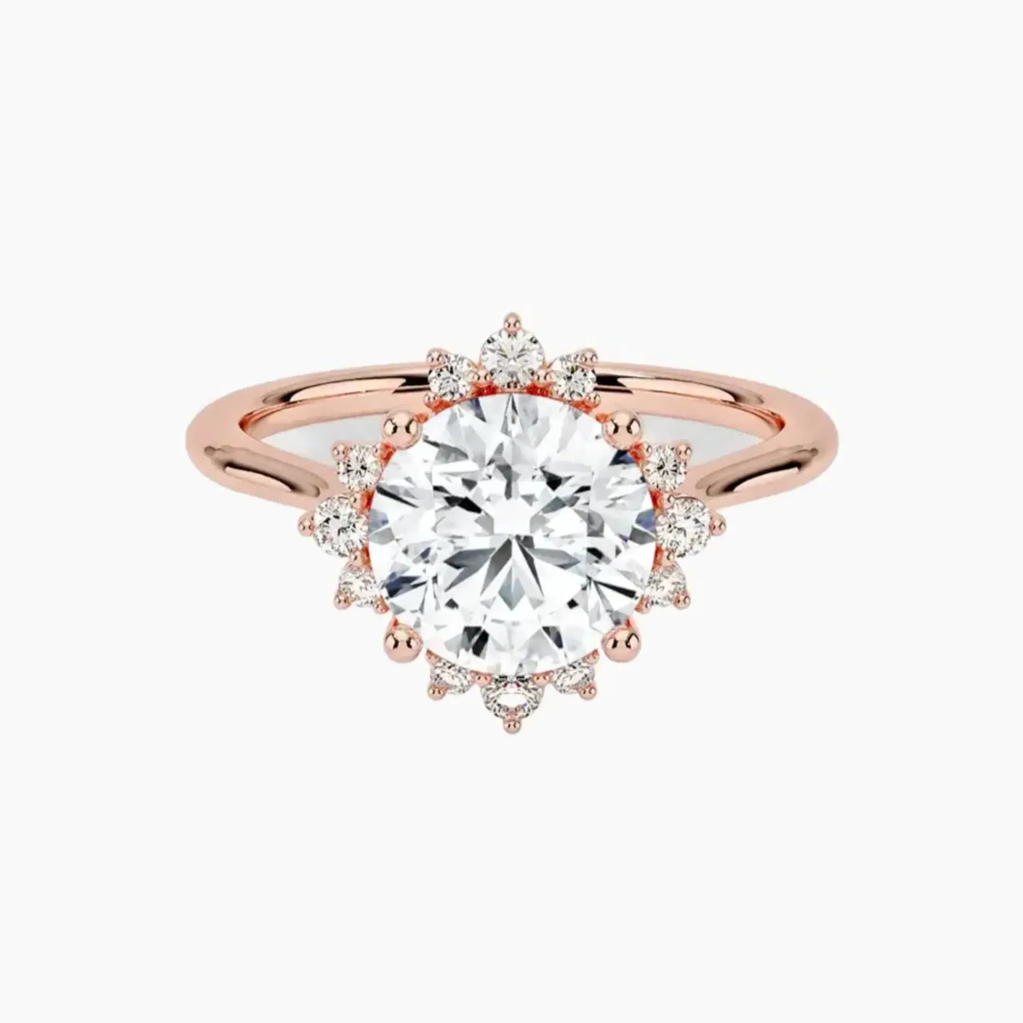 OBSER431 - Nadia Halo Round engagement ring setting view 4
