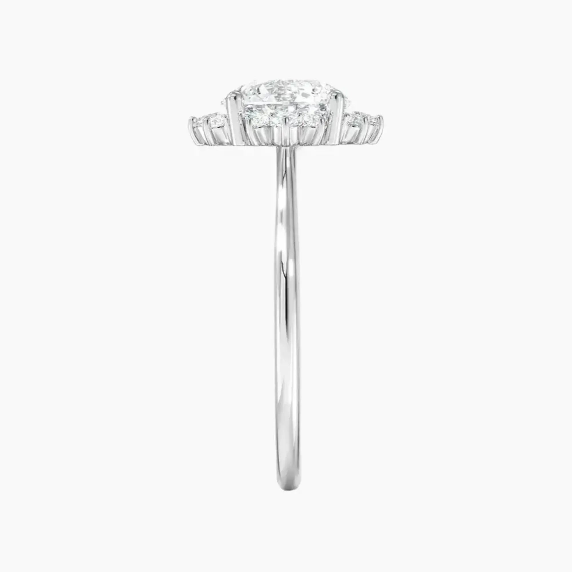 OBSER431 - Nadia Halo Round engagement ring setting view 3