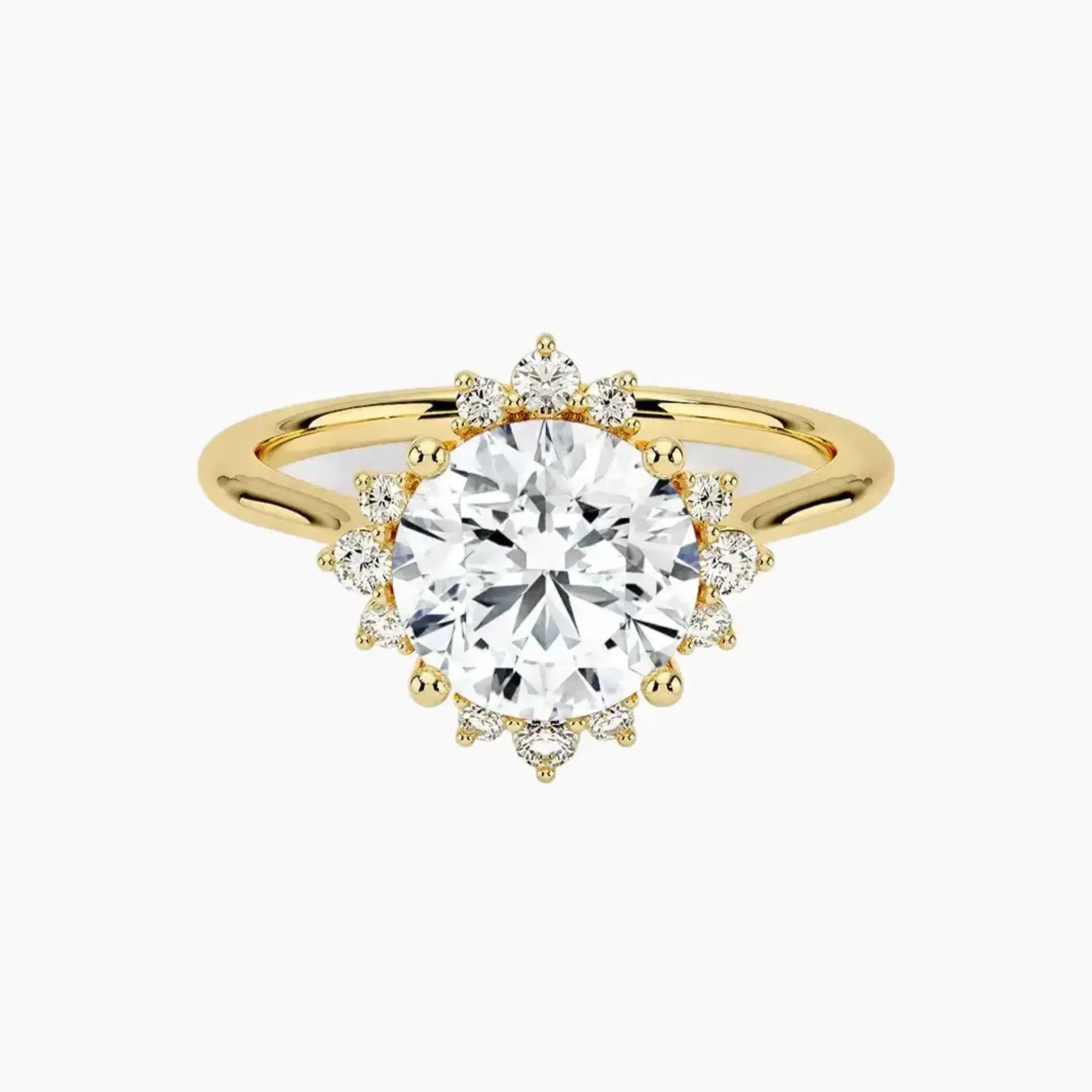 OBSER431 - Nadia Halo Round engagement ring setting view 7