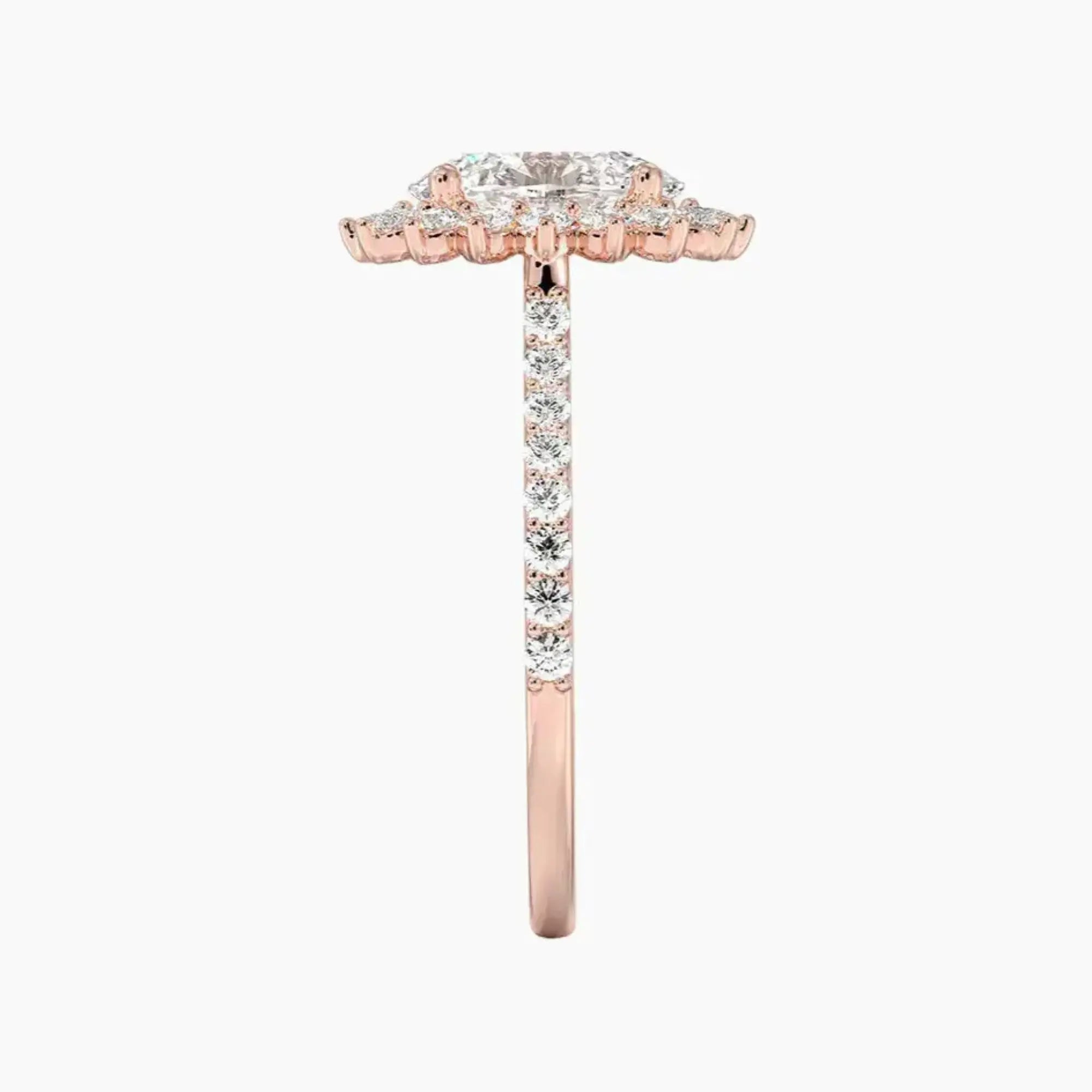 OBSER456 - Soraya Pave Halo Oval engagement ring setting view 6