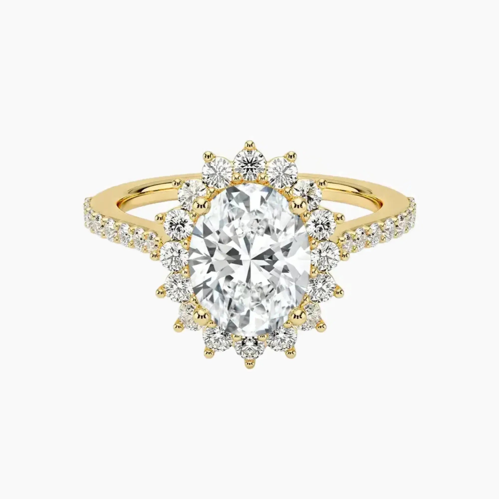 OBSER456 - Soraya Pave Halo Oval engagement ring setting view 7