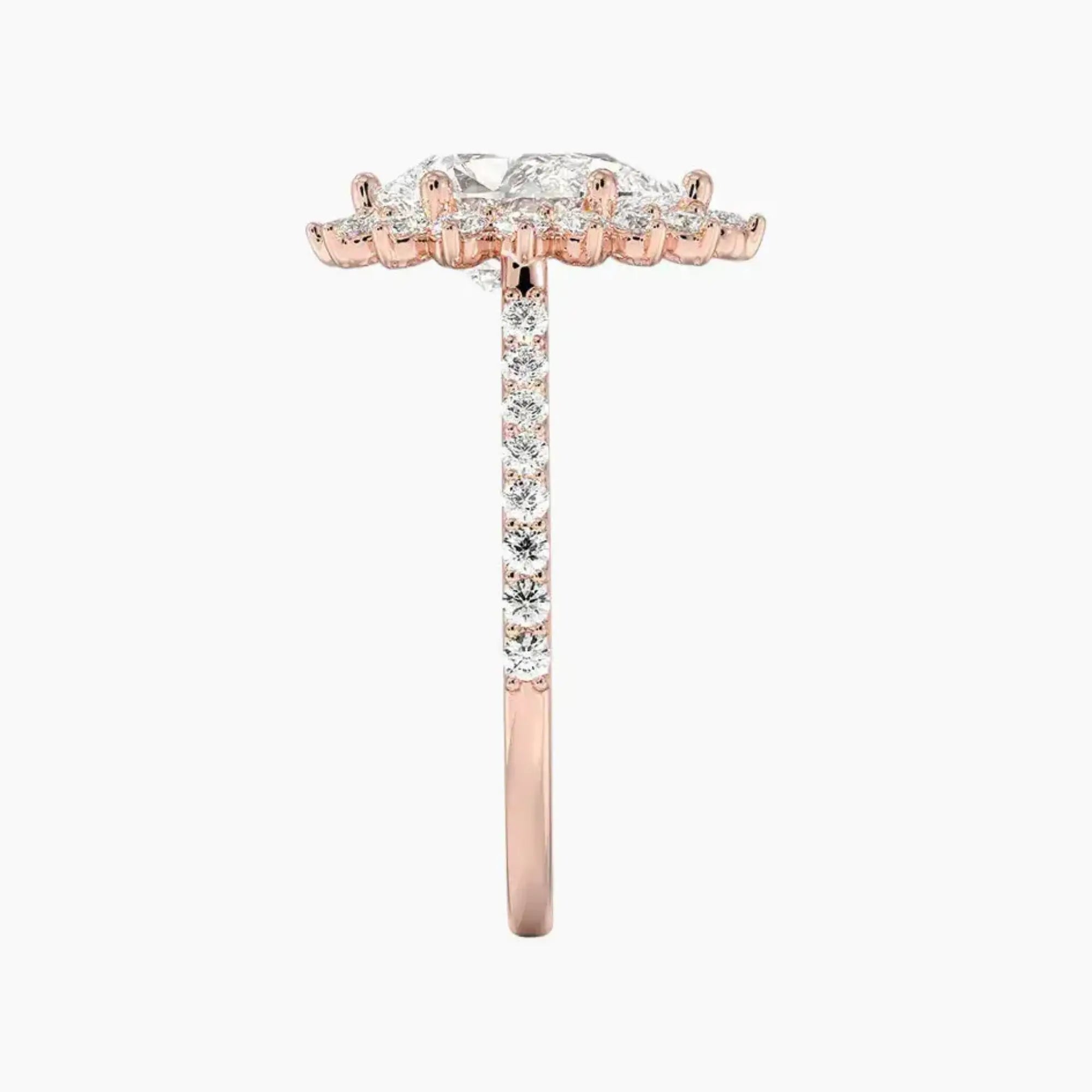 OBSER454 - Soraya Pave Halo Pear engagement ring setting view 6