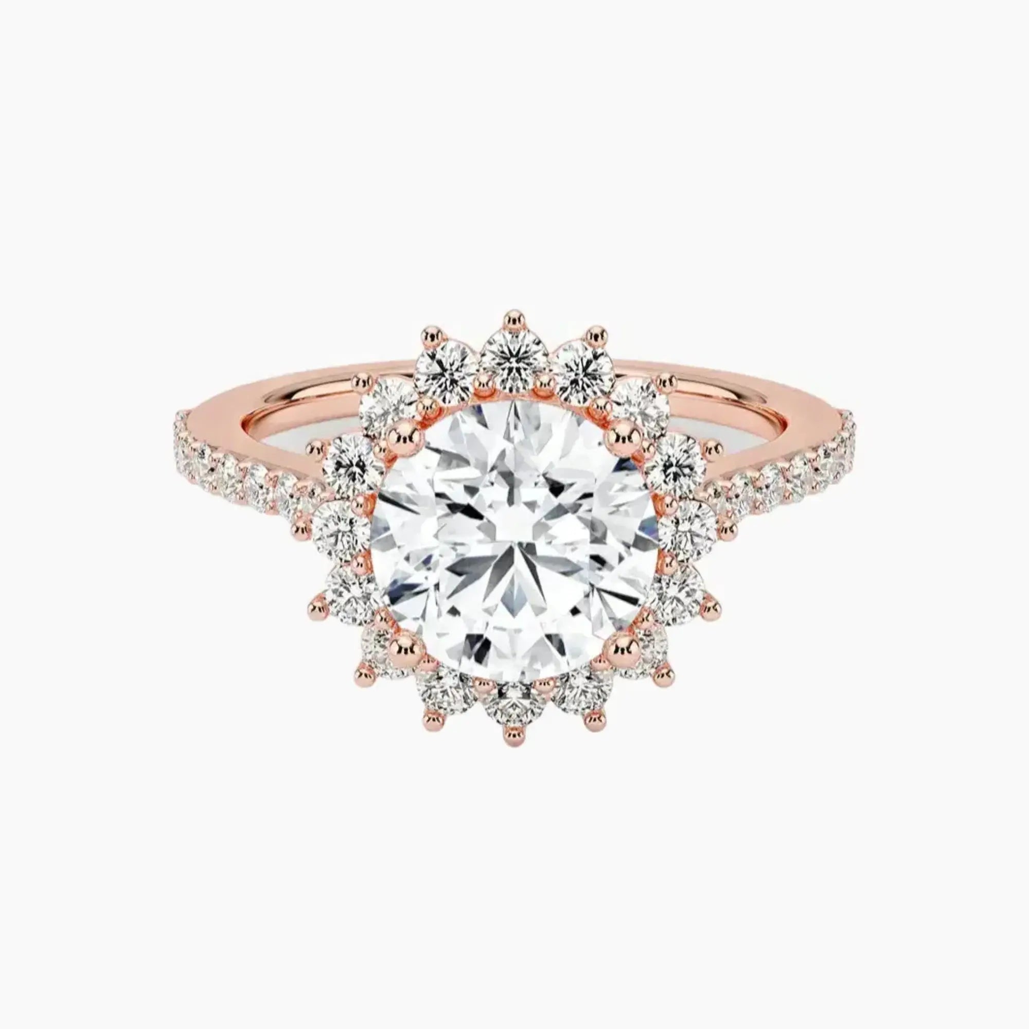 OBSER457 - Soraya Pave Halo Round engagement ring setting view 4