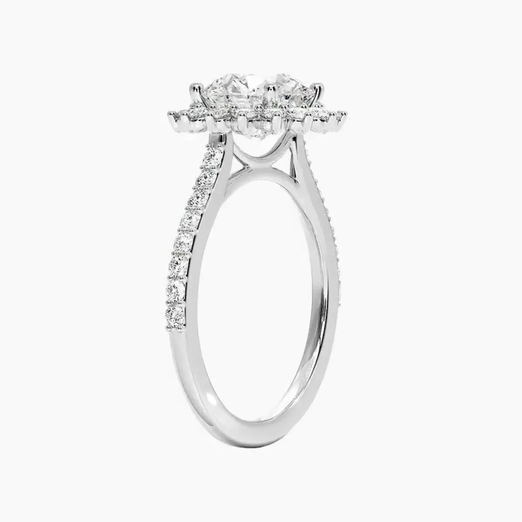 OBSER457 - Soraya Pave Halo Round engagement ring setting view 2