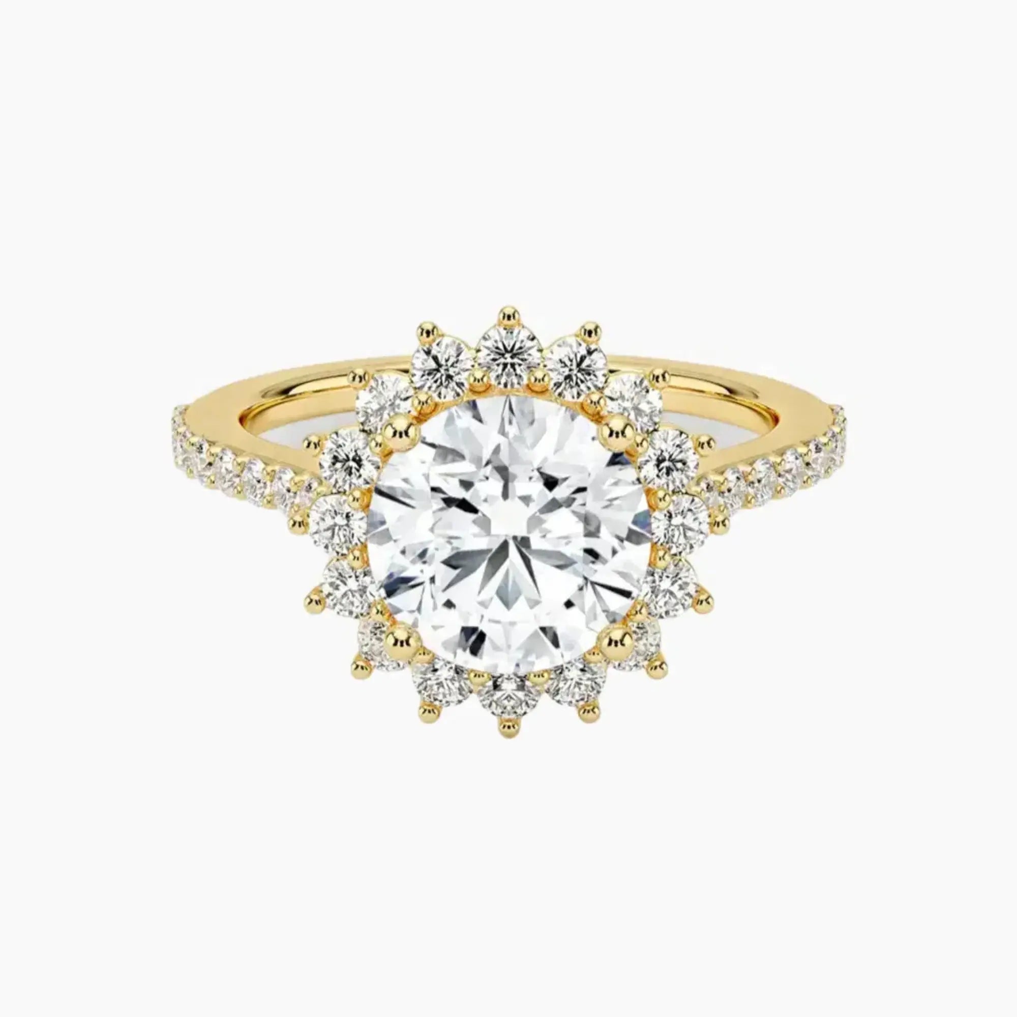 OBSER457 - Soraya Pave Halo Round engagement ring setting view 7