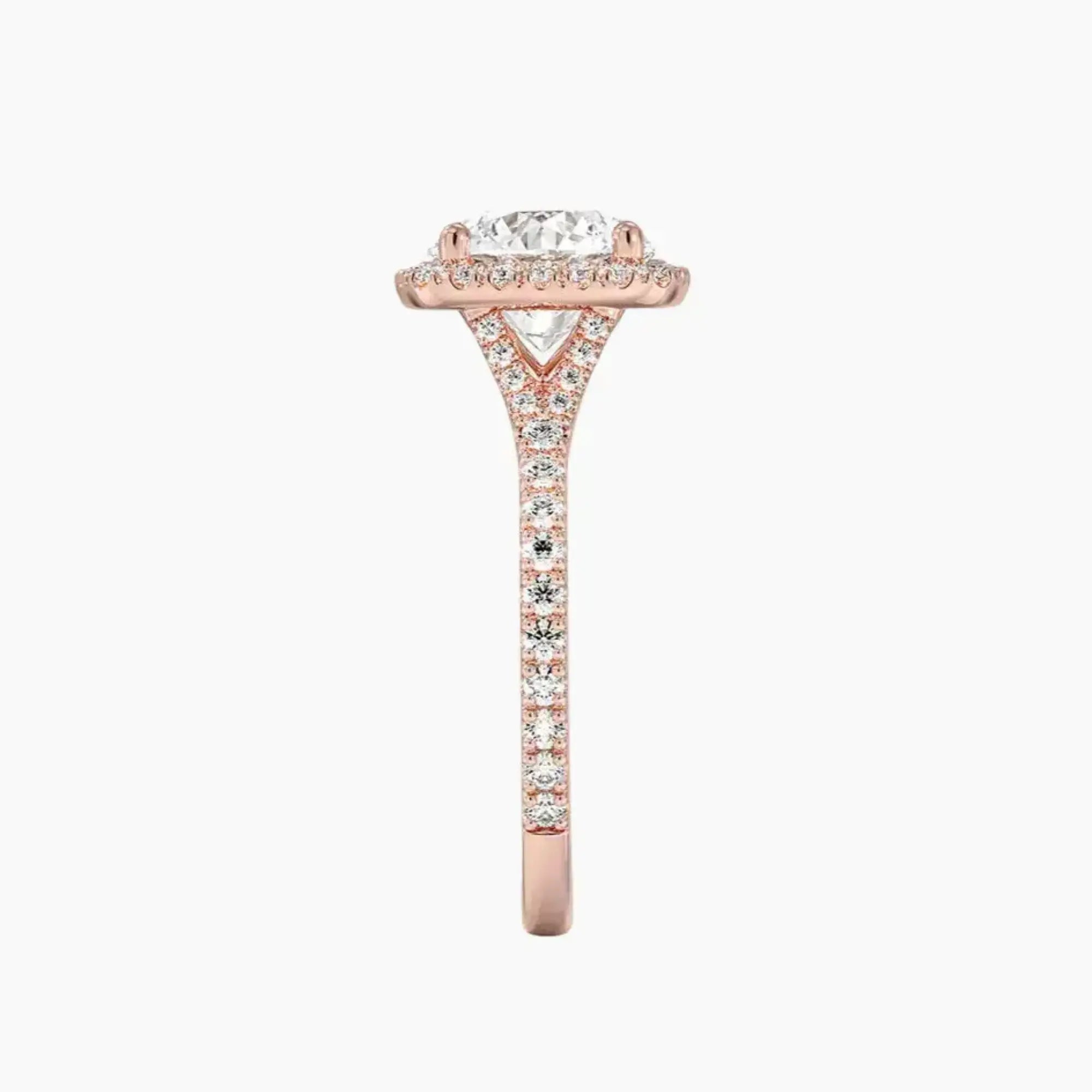 OBSER511 - Lysandra Halo Round engagement ring setting view 6
