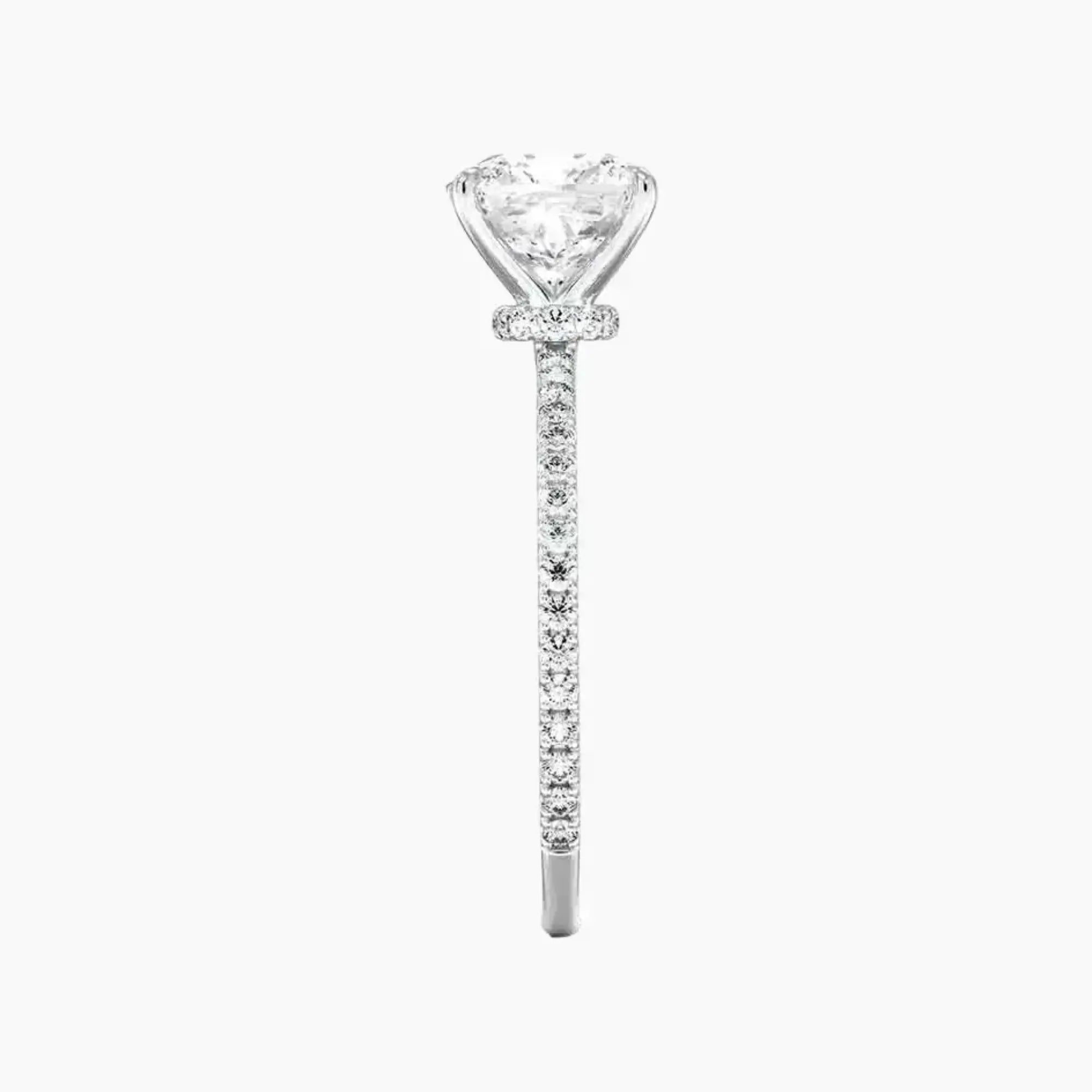 OBSER228 - Adalia Cushion engagement ring setting view 3