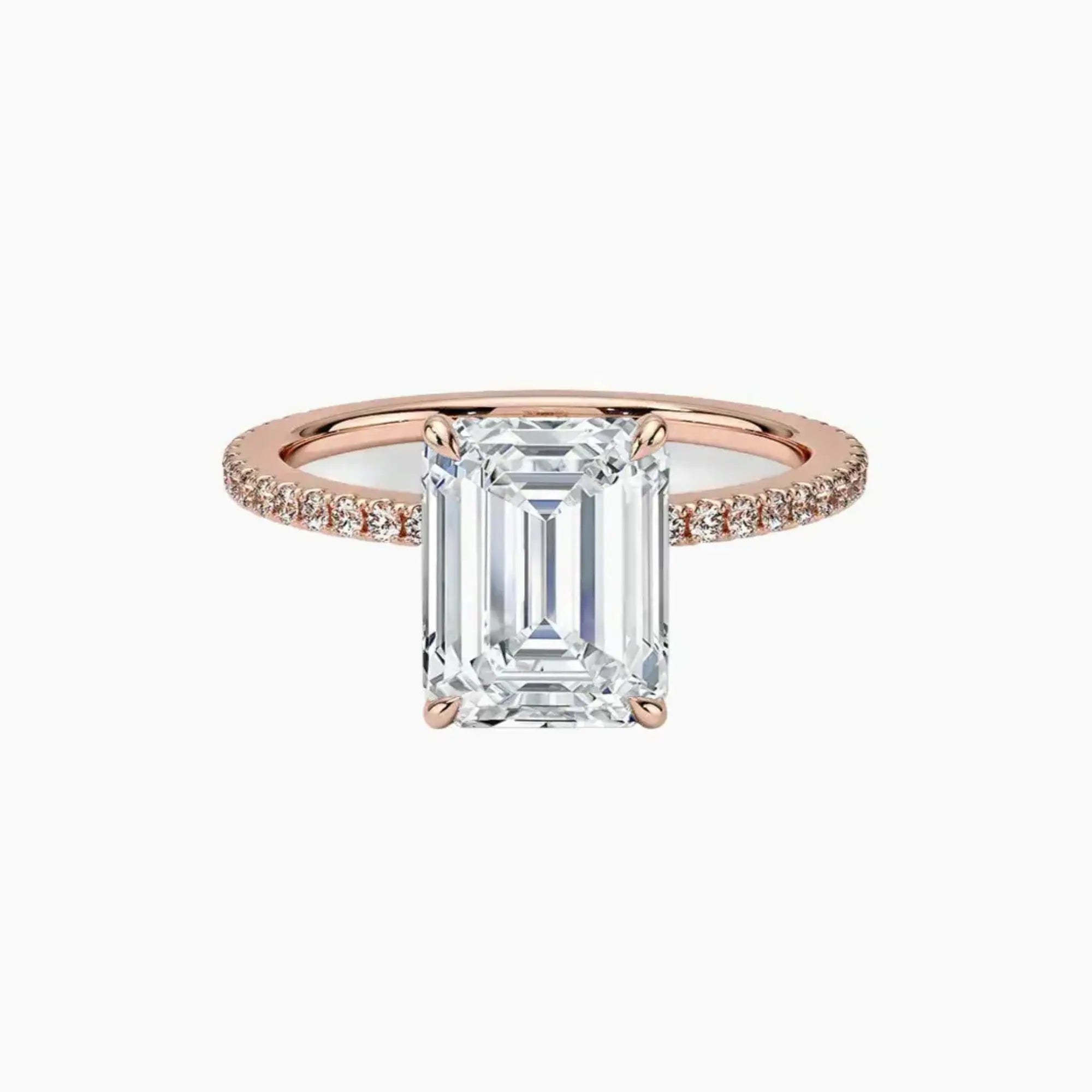 OBSER130 - Adalia Emerald engagement ring setting view 4