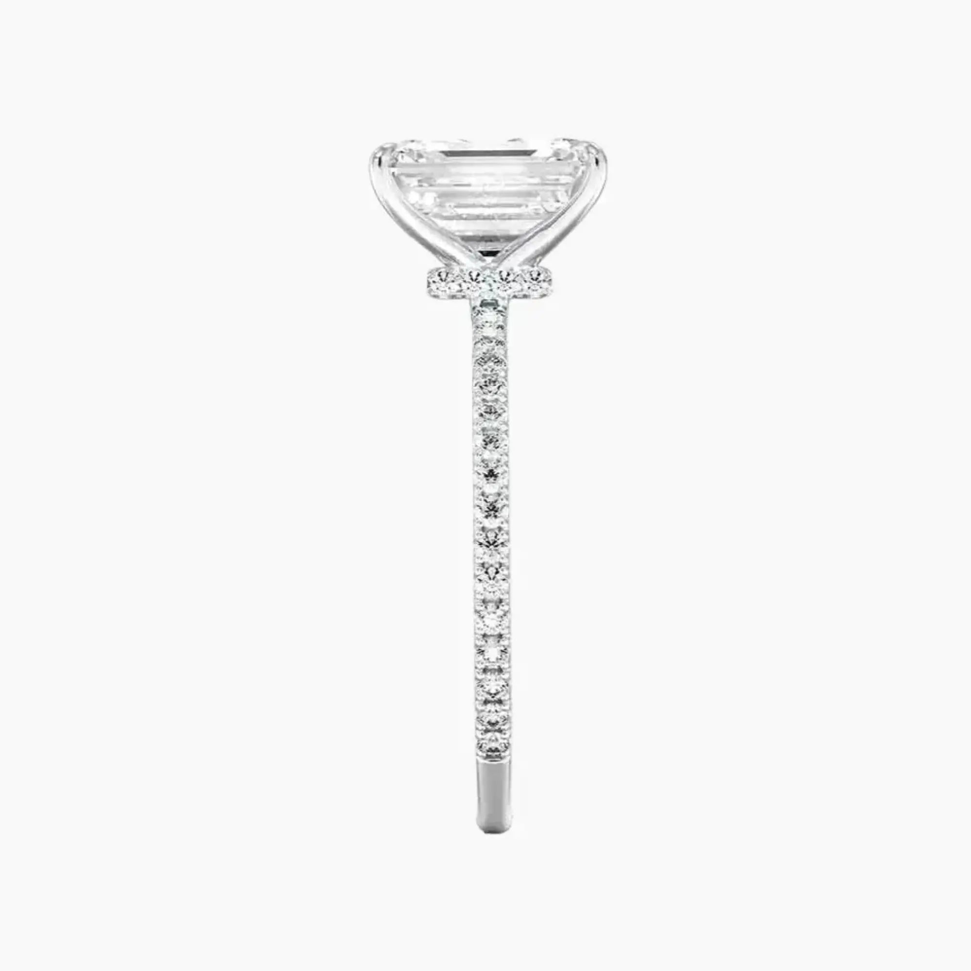 OBSER130 - Adalia Emerald engagement ring setting view 3