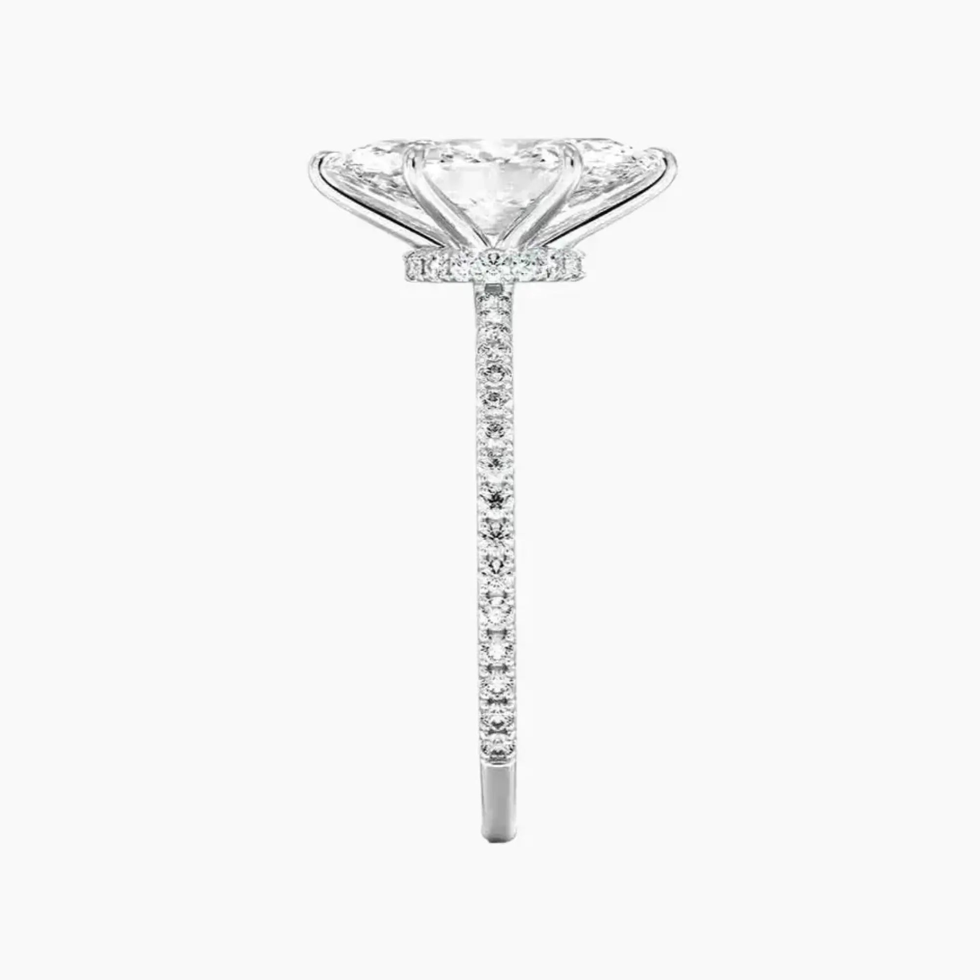 OBSER058 - Adalia Marquise engagement ring setting view 3