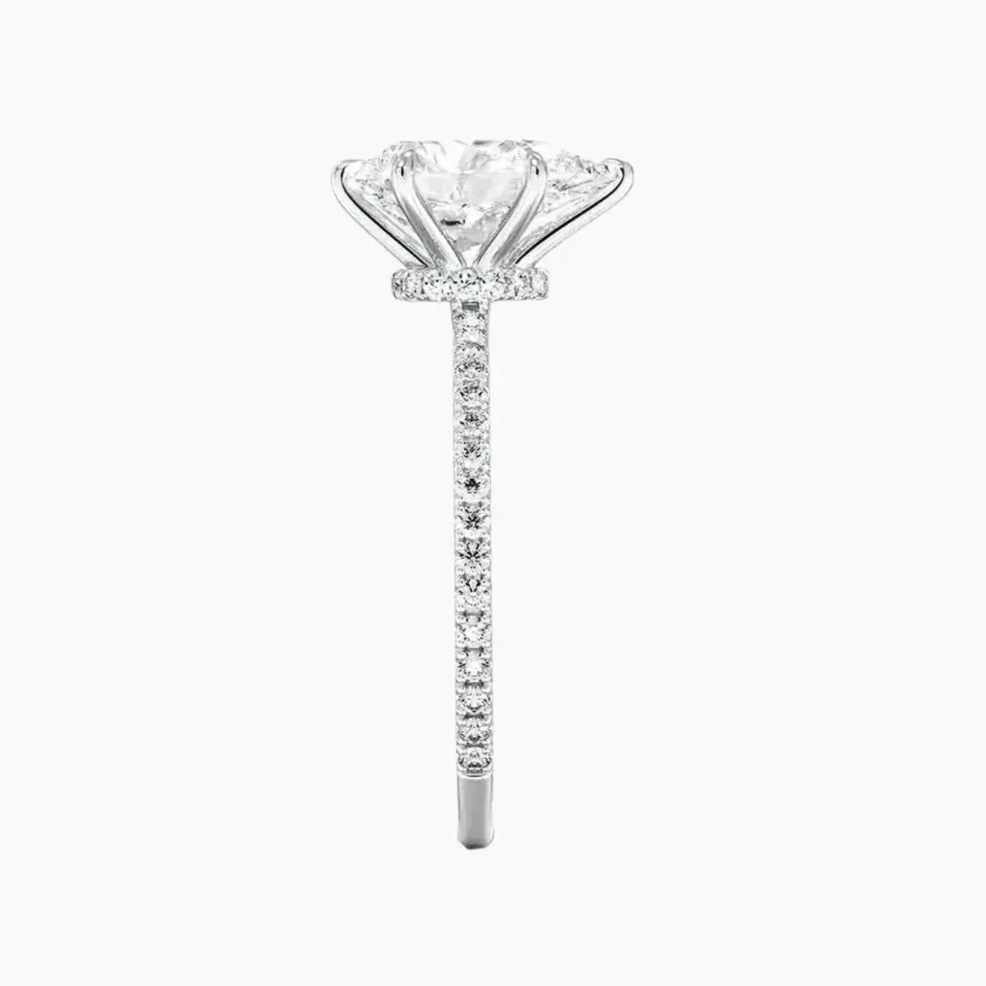 OBSER131 - Adalia Pear engagement ring setting view 3