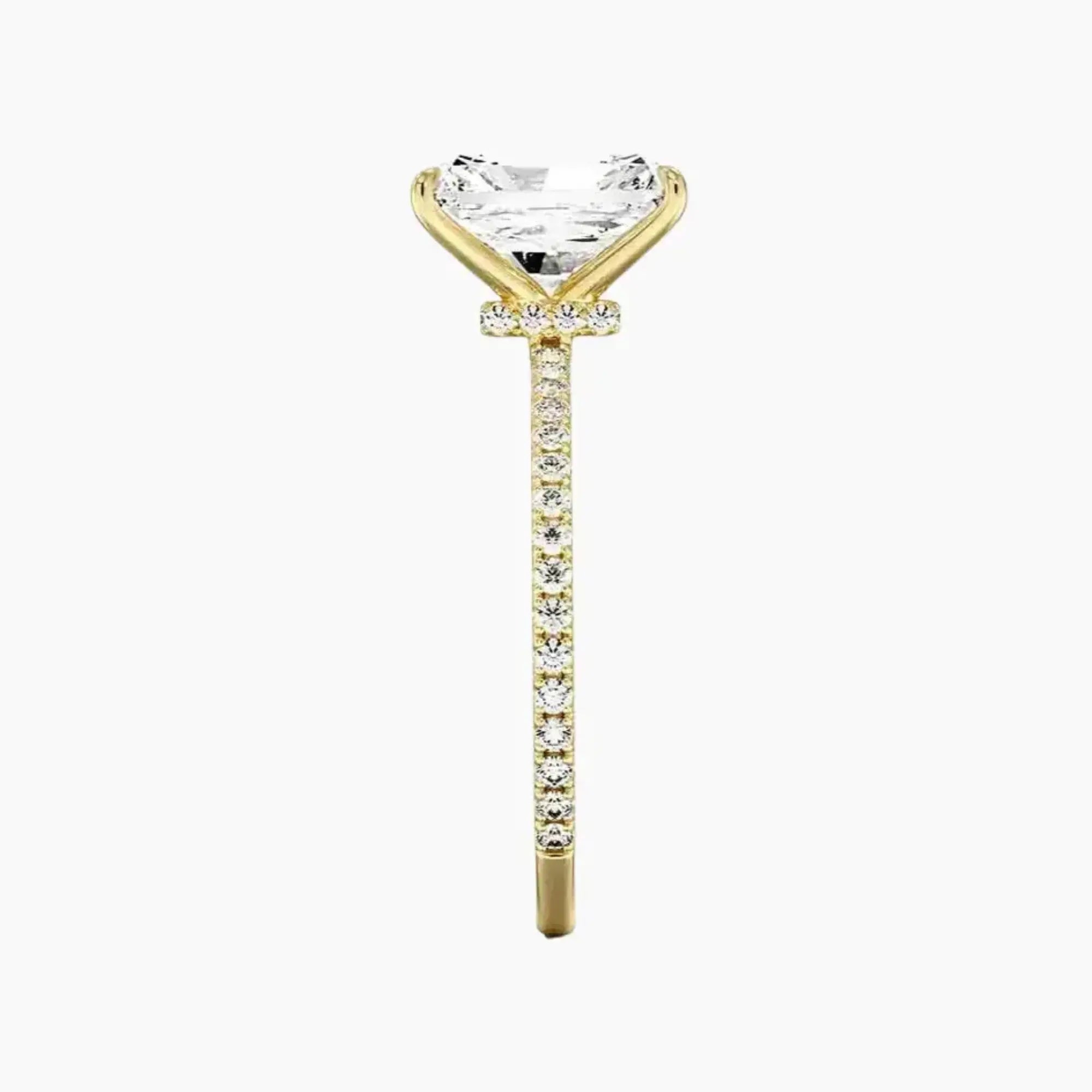 OBSER129 - Adalia Radiant engagement ring setting view 9