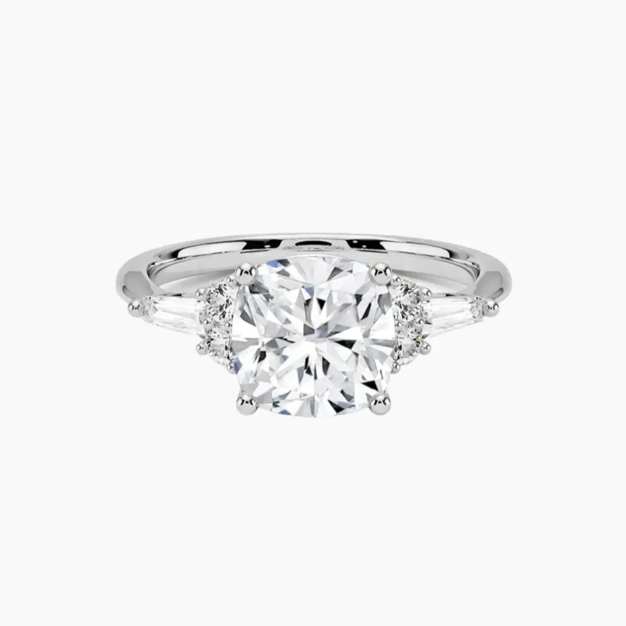 OBSER339 - Jovana Cushion engagement ring setting view 1