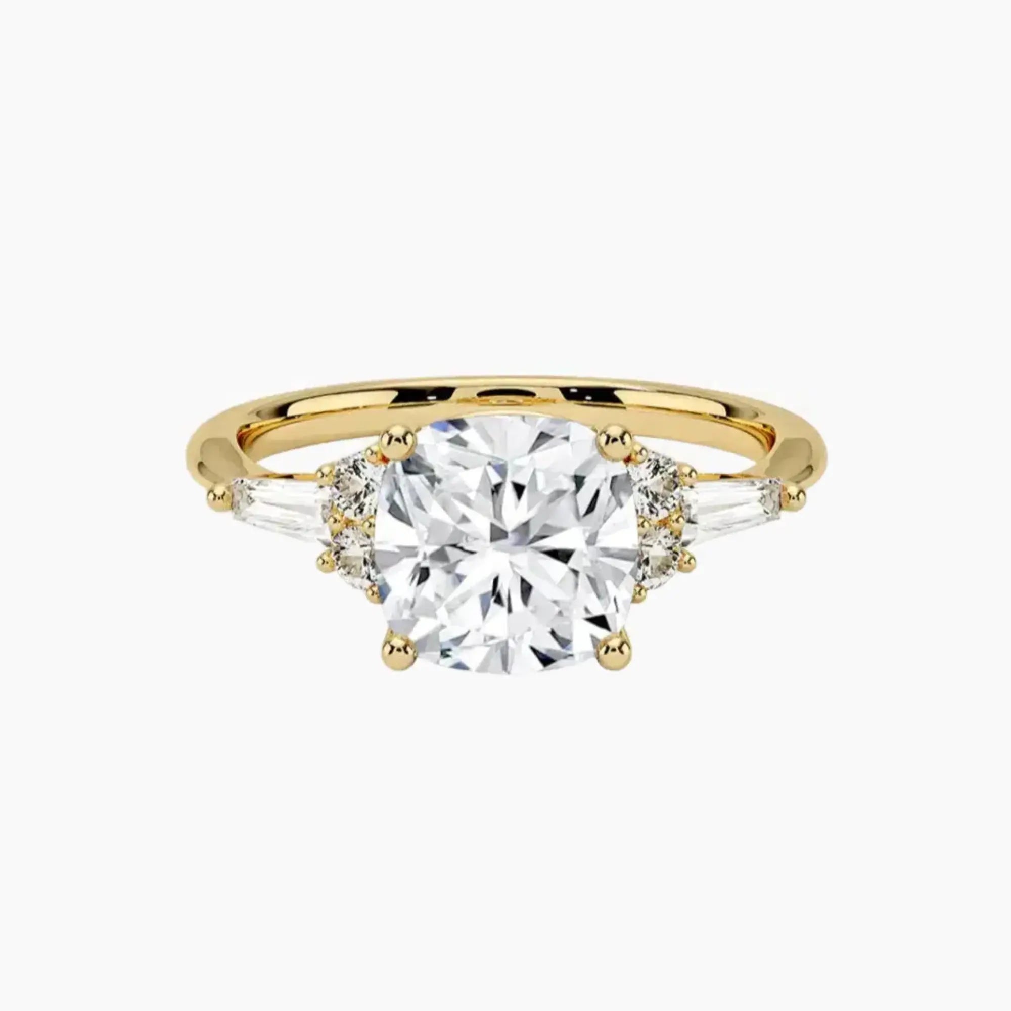 OBSER339 - Jovana Cushion engagement ring setting view 7