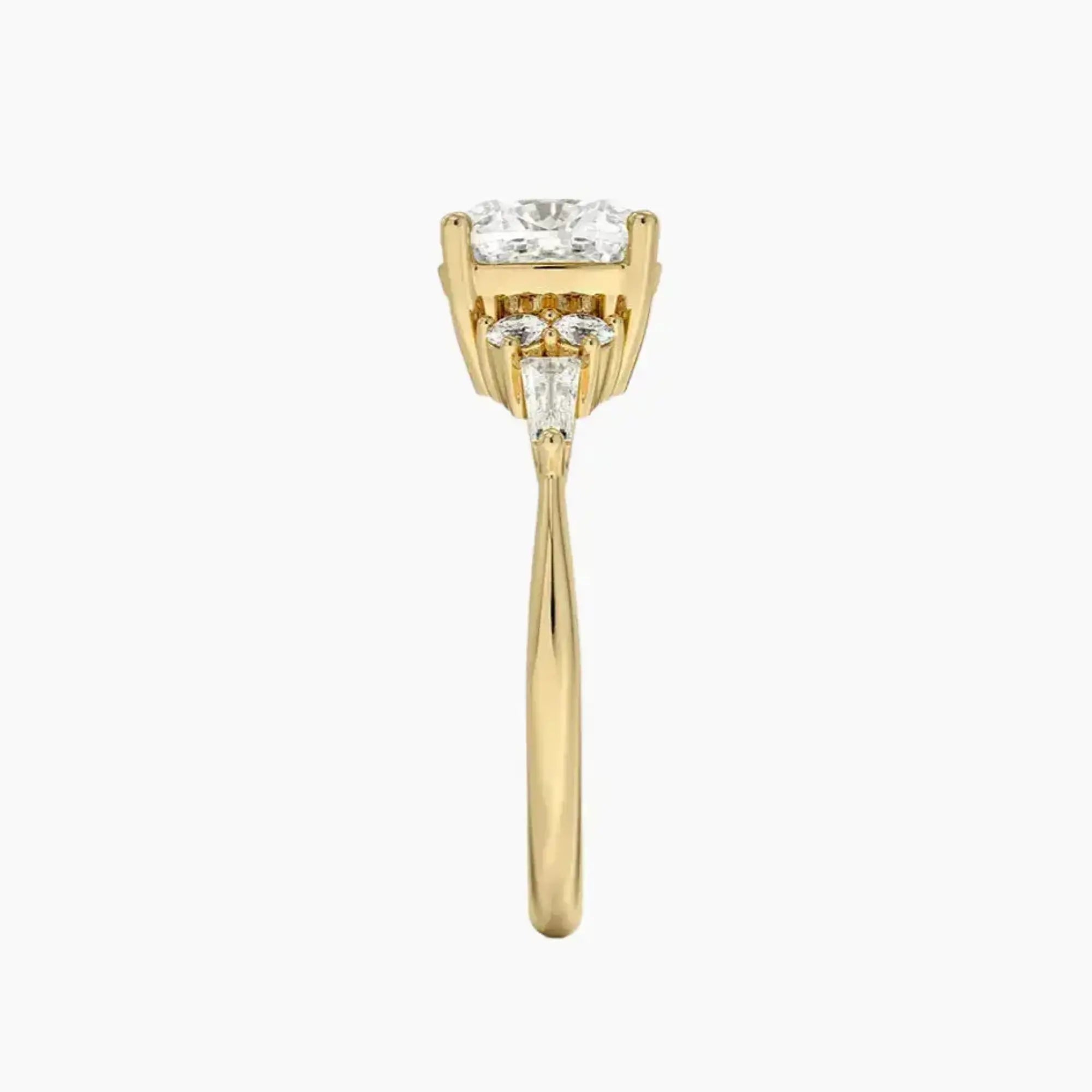 OBSER339 - Jovana Cushion engagement ring setting view 9