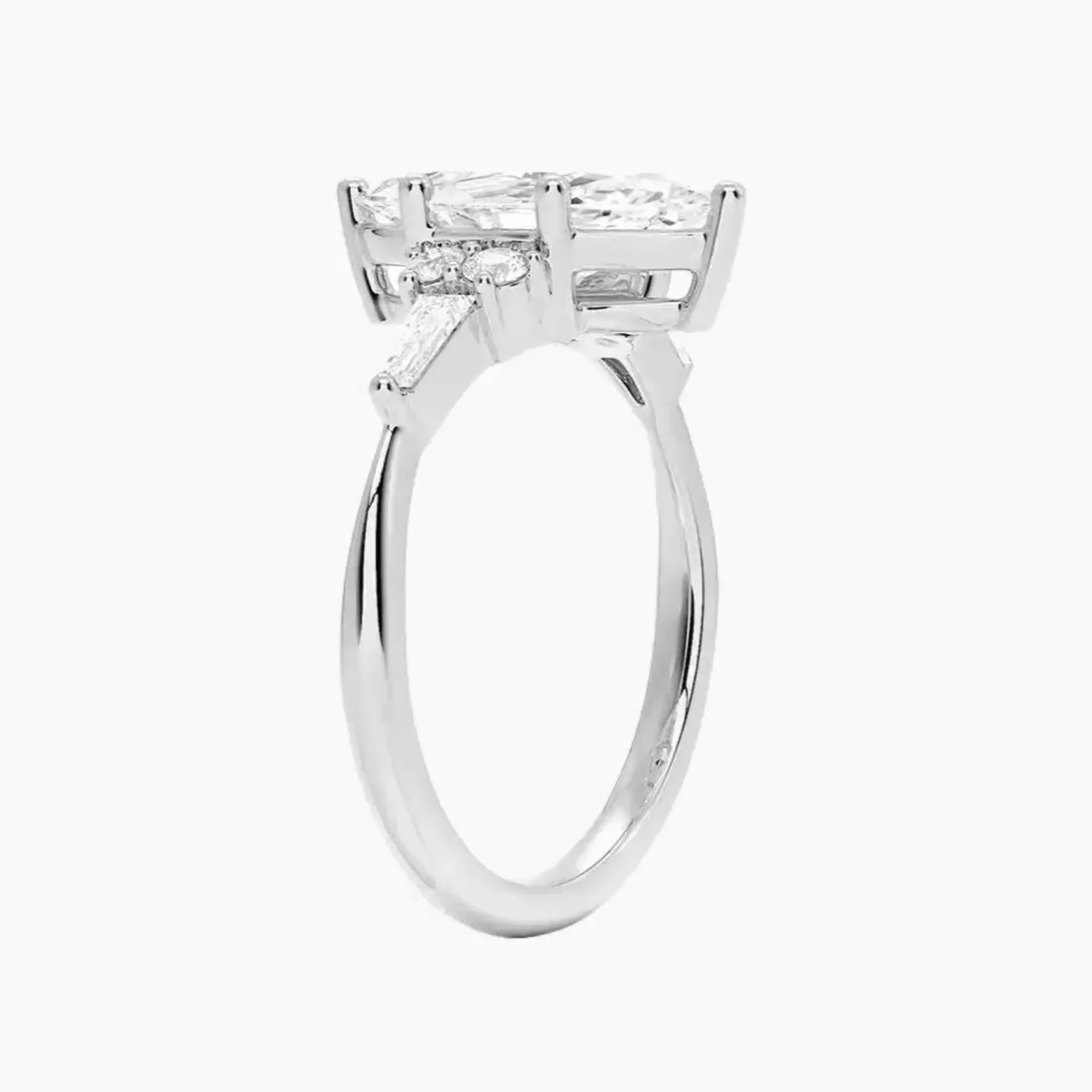 OBSER335 - Jovana Marquise engagement ring setting view 2