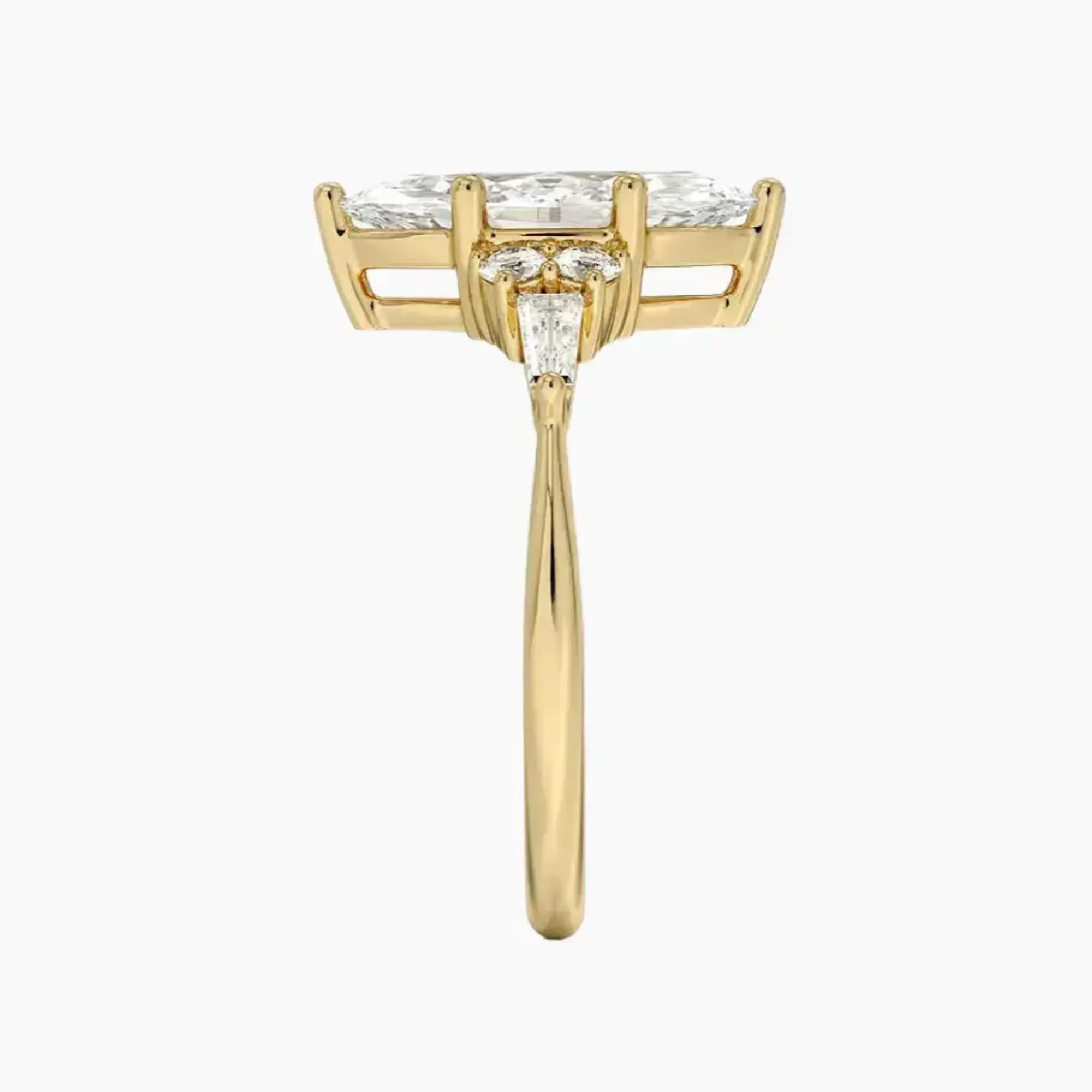 OBSER335 - Jovana Marquise engagement ring setting view 9