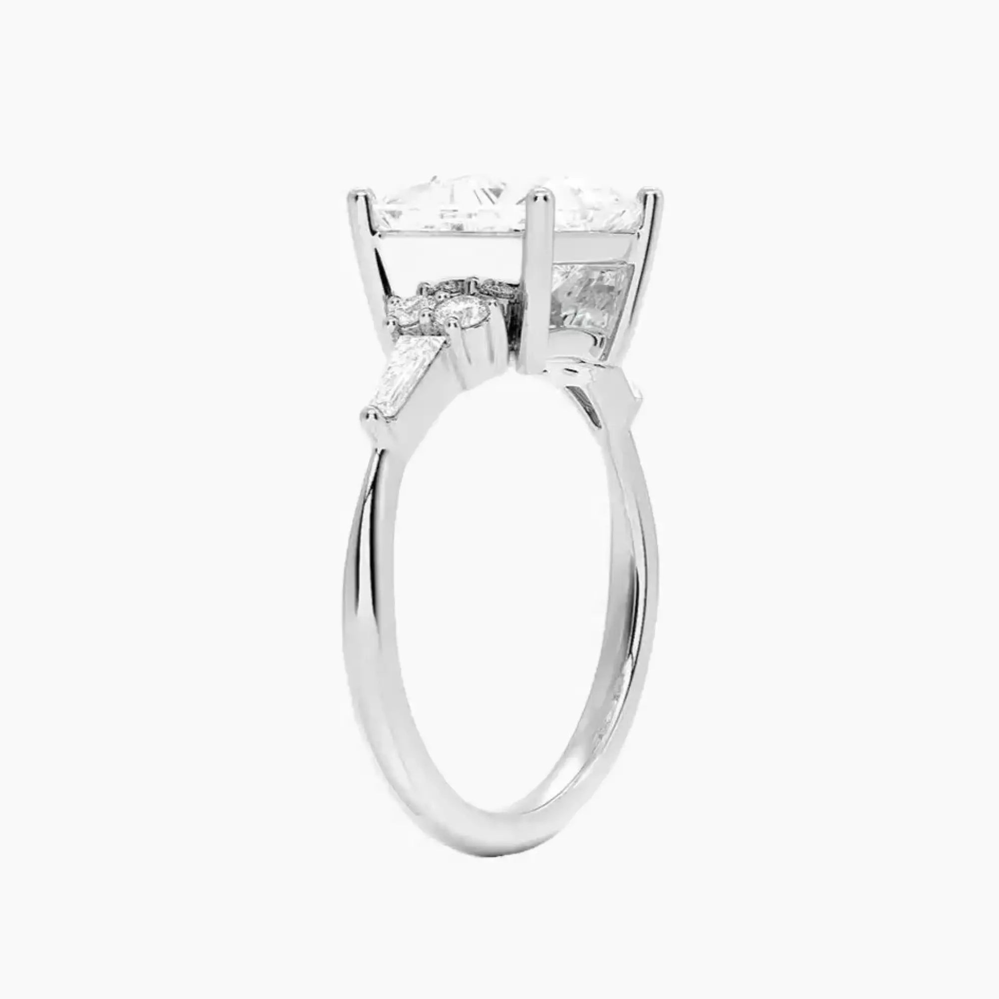 OBSER337 - Jovana Princess engagement ring setting view 2