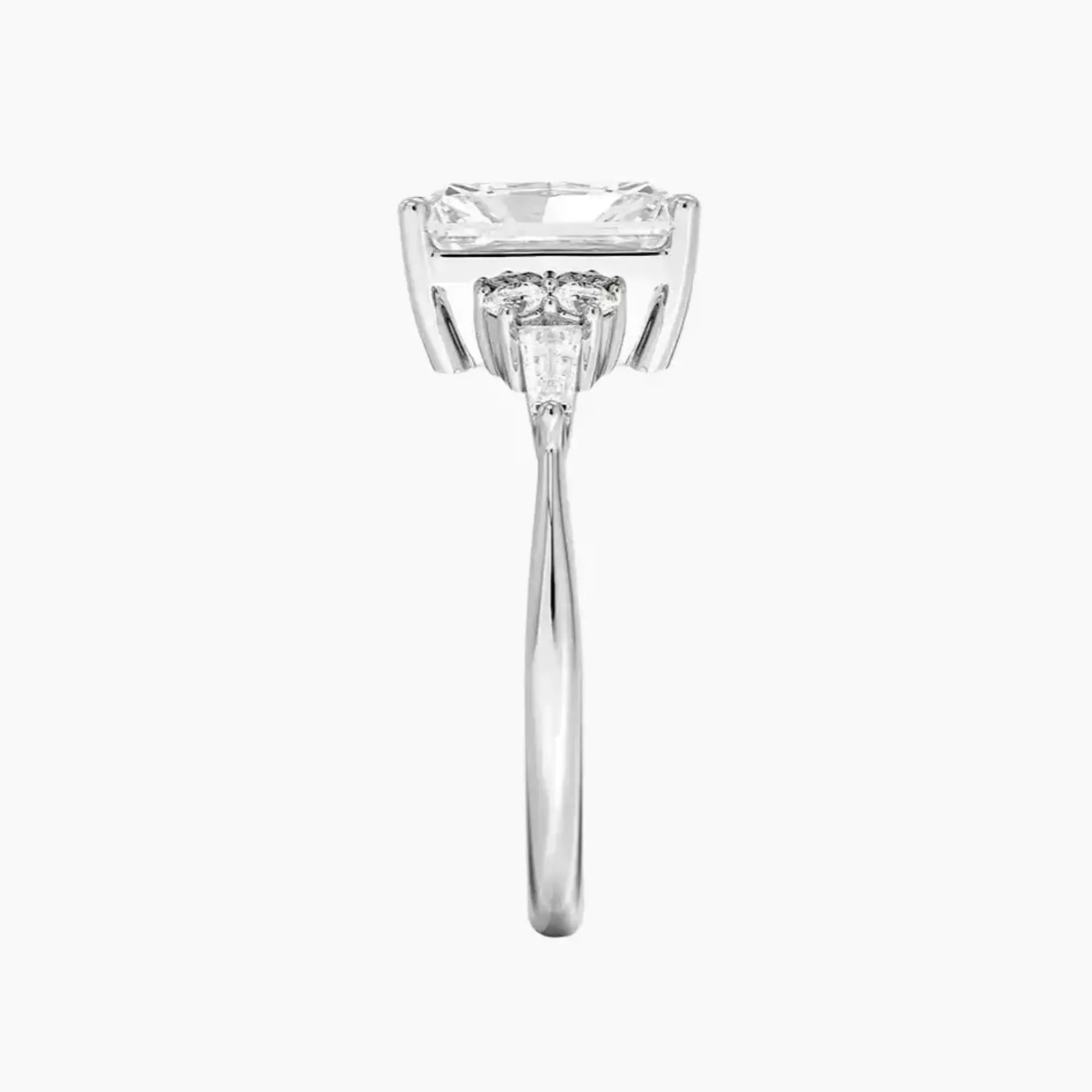 OBSER333 - Jovana Radiant engagement ring setting view 3