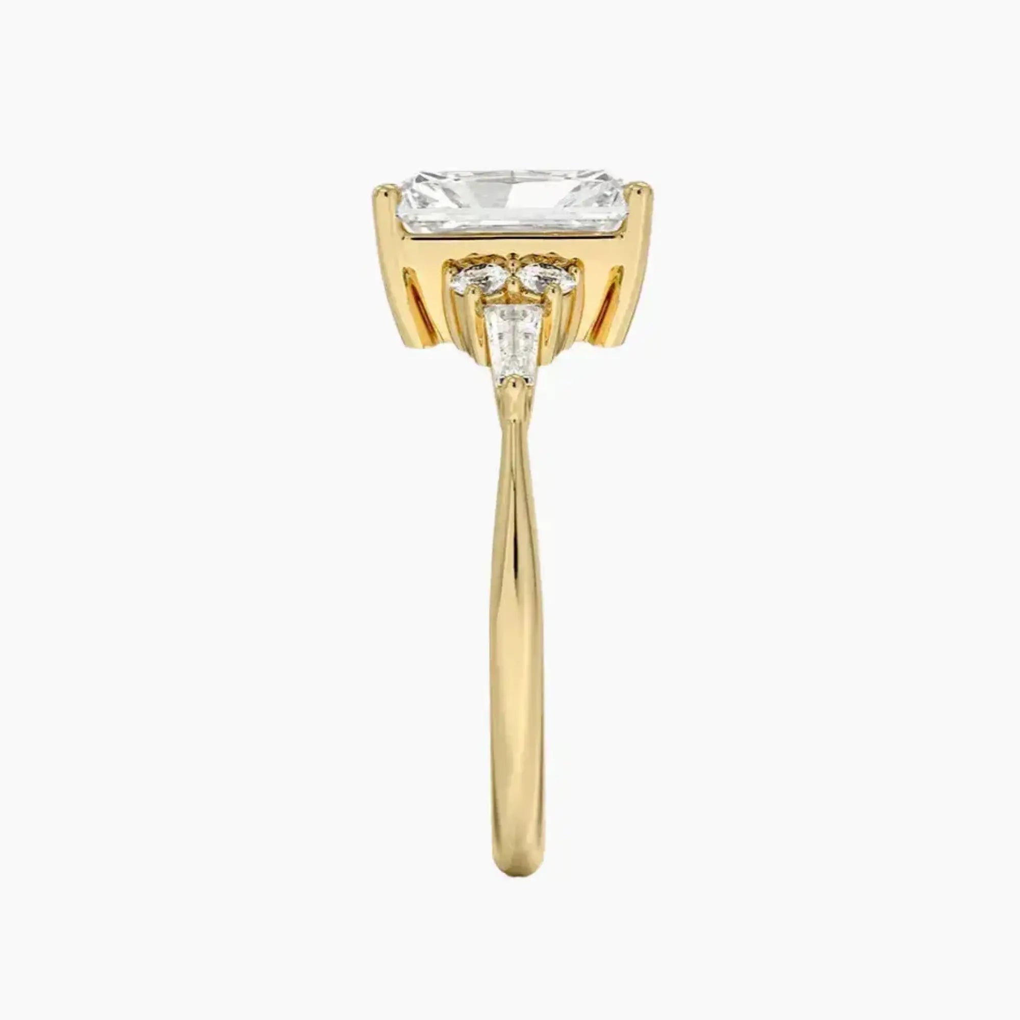 OBSER333 - Jovana Radiant engagement ring setting view 9