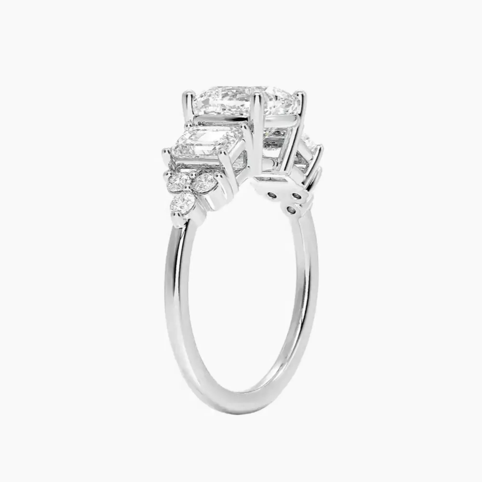 OBSER275 - Kaiya Cushion engagement ring setting view 2