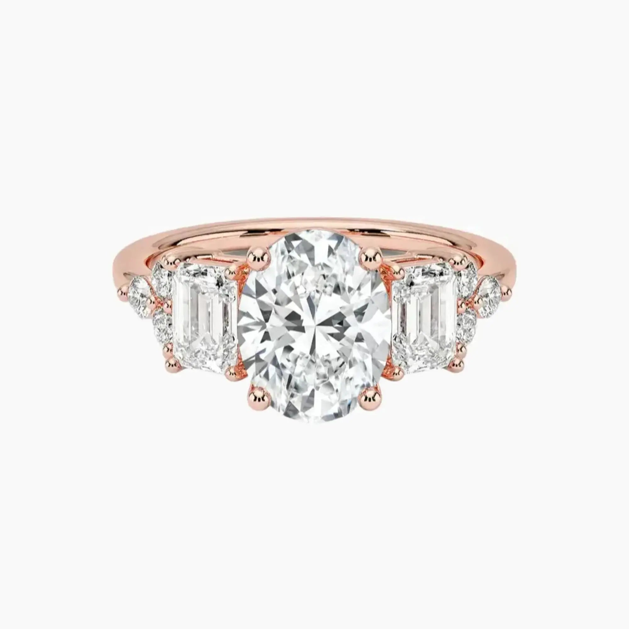 OBSER276 - Kaiya Oval engagement ring setting view 4