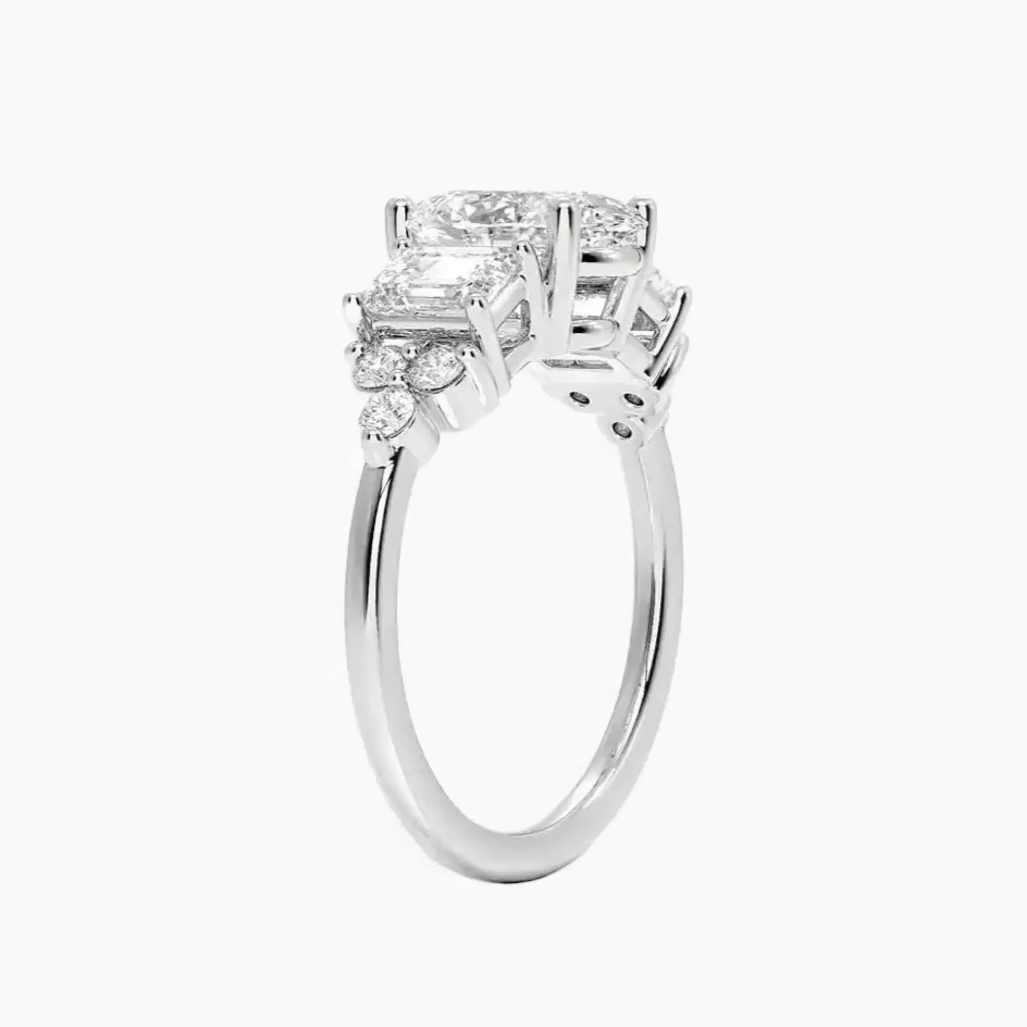 OBSER276 - Kaiya Oval engagement ring setting view 2