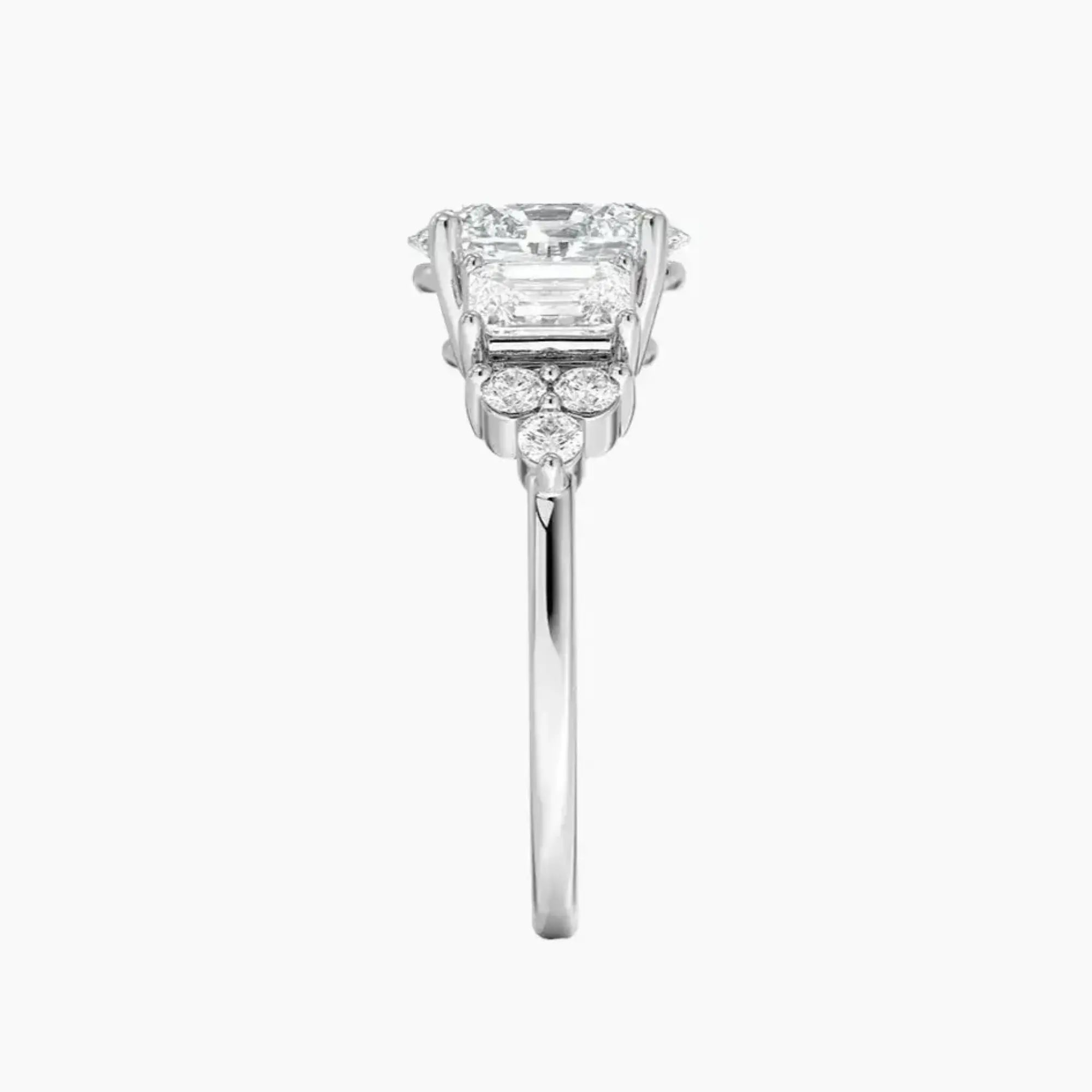 OBSER276 - Kaiya Oval engagement ring setting view 3