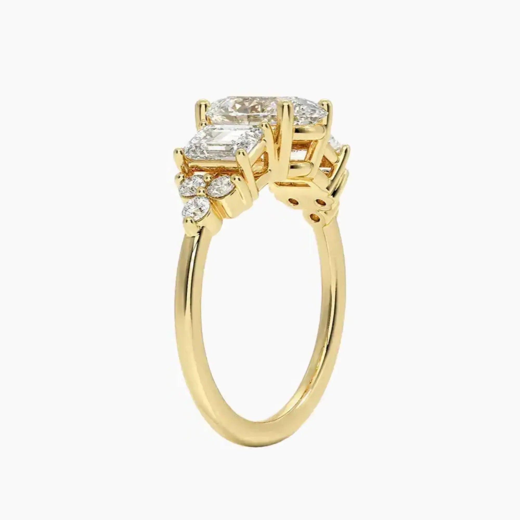 OBSER276 - Kaiya Oval engagement ring setting view 8