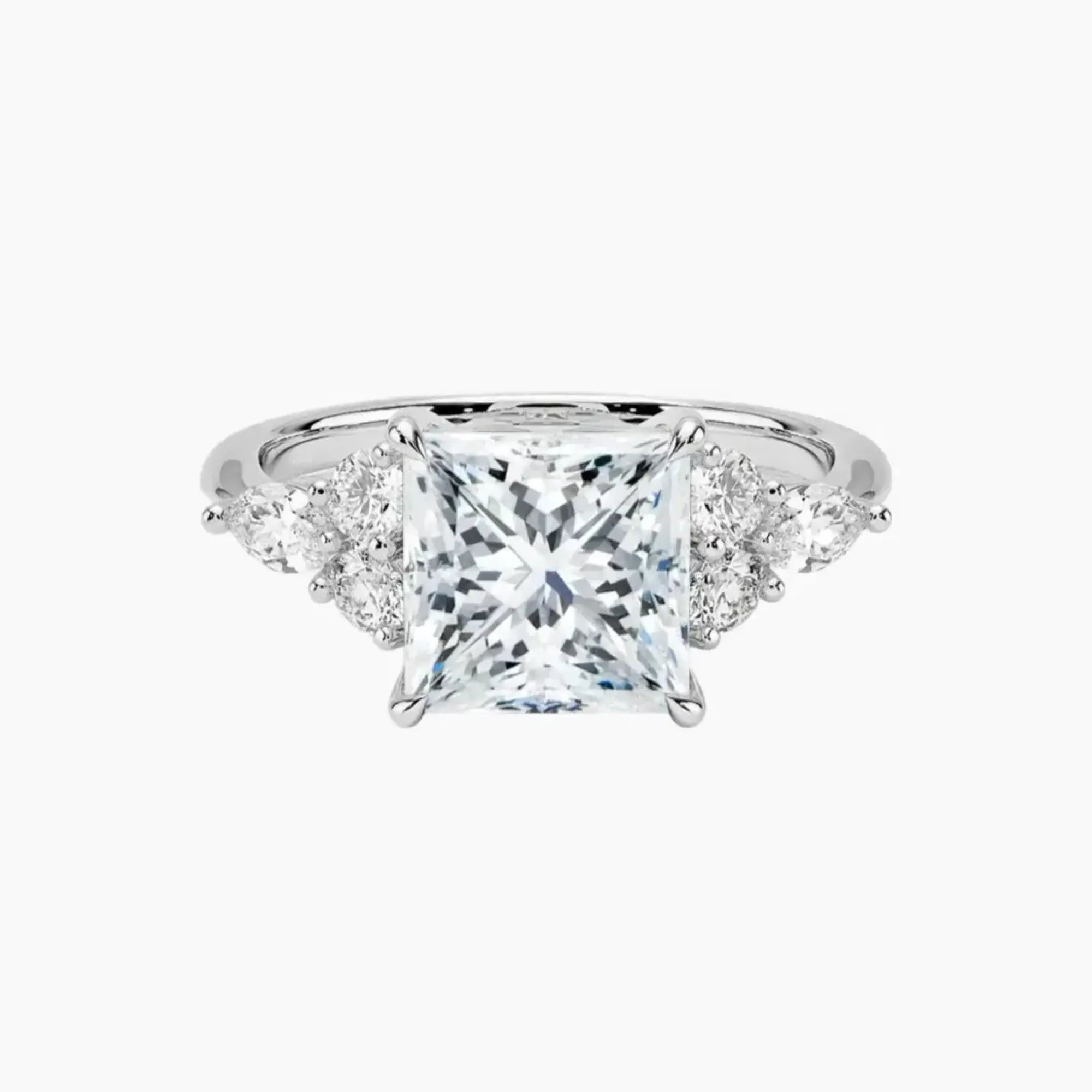 OBSER092 - Ingrid Princess engagement ring setting view 1