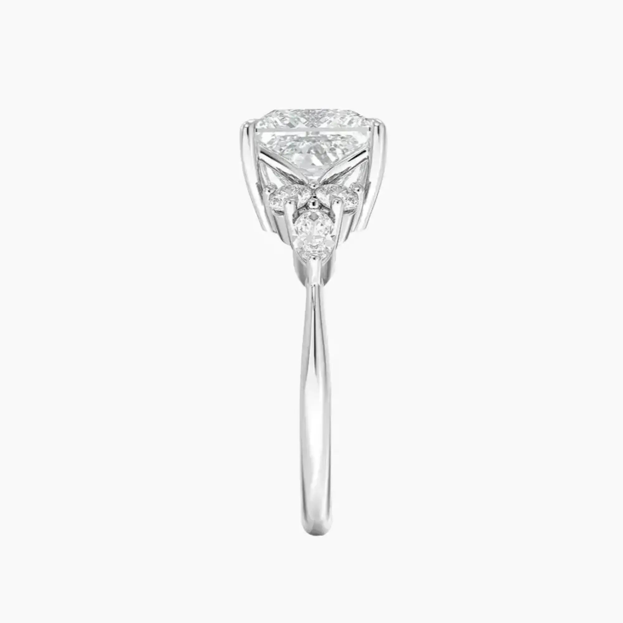 OBSER092 - Ingrid Princess engagement ring setting view 3