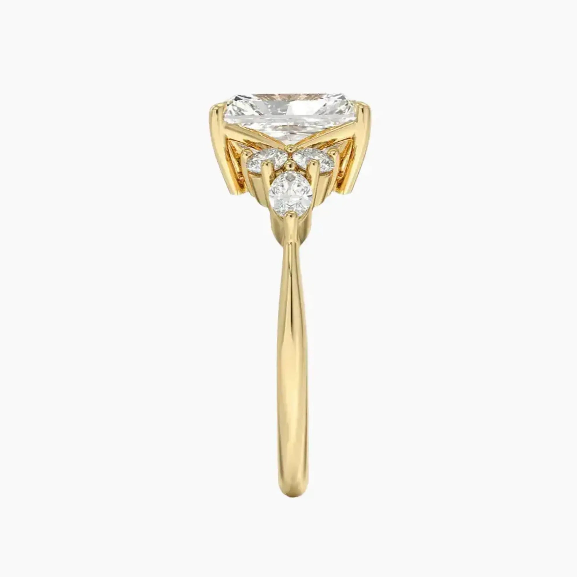 OBSER287 - Ingrid Radiant engagement ring setting view 9