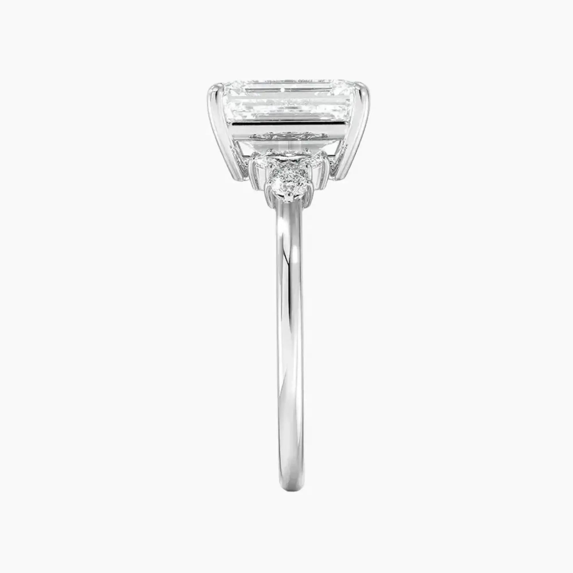 OBSER265 - Jordana Emerald engagement ring setting view 3