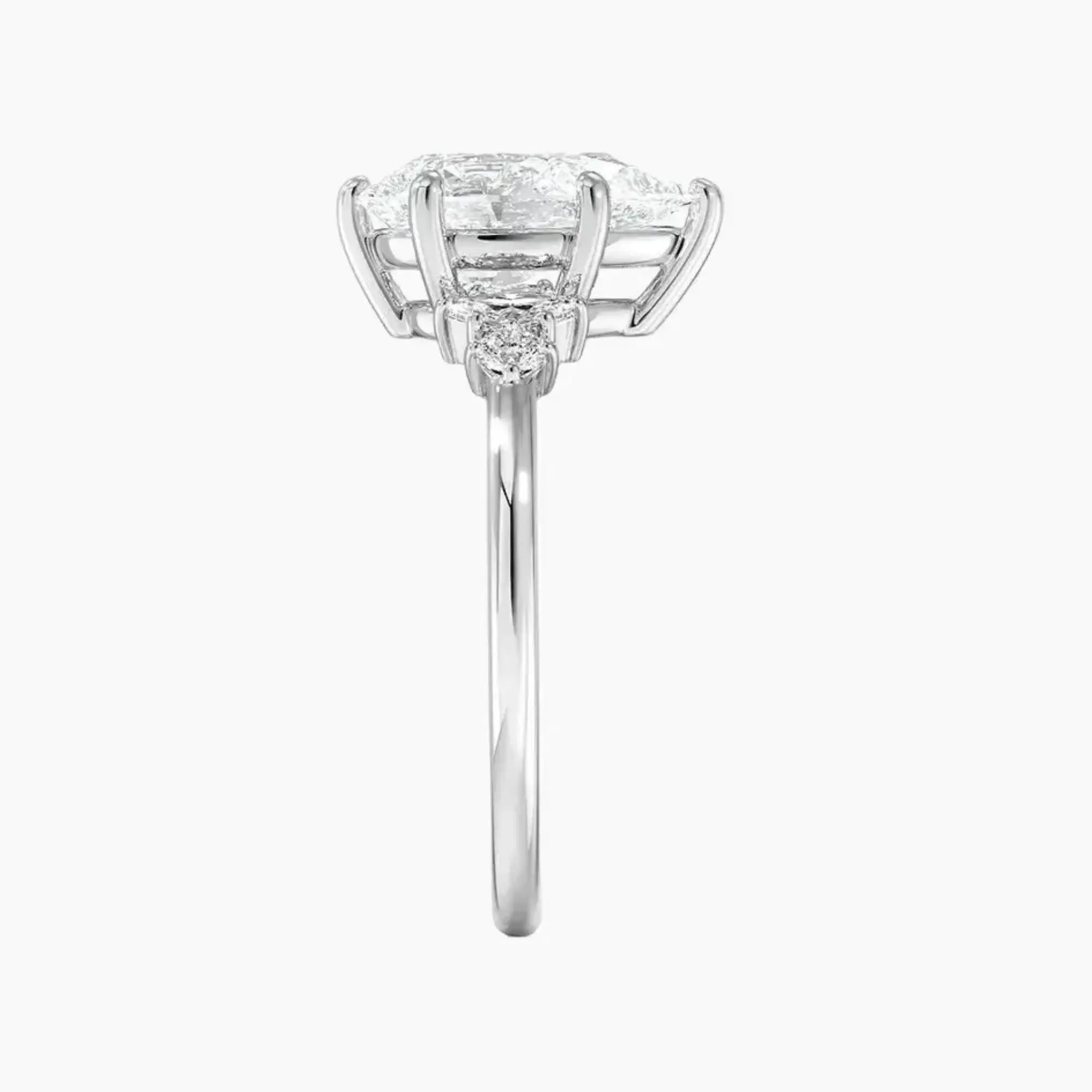 OBSER266 - Jordana Pear engagement ring setting view 3