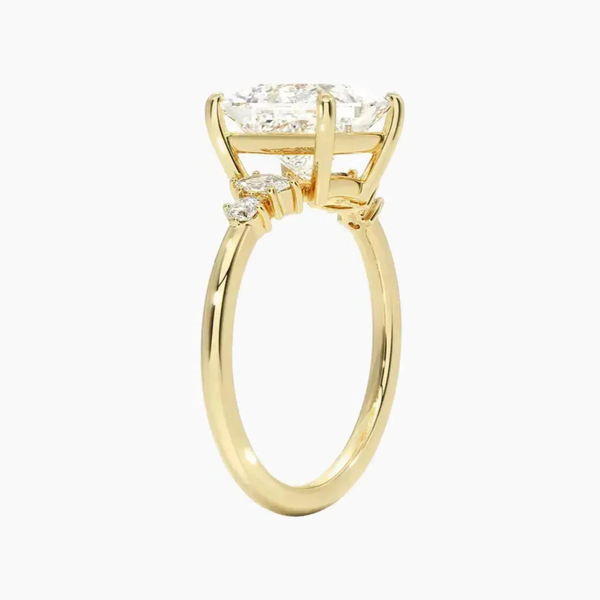 OBSER142 - Jordana Princess engagement ring setting view 8