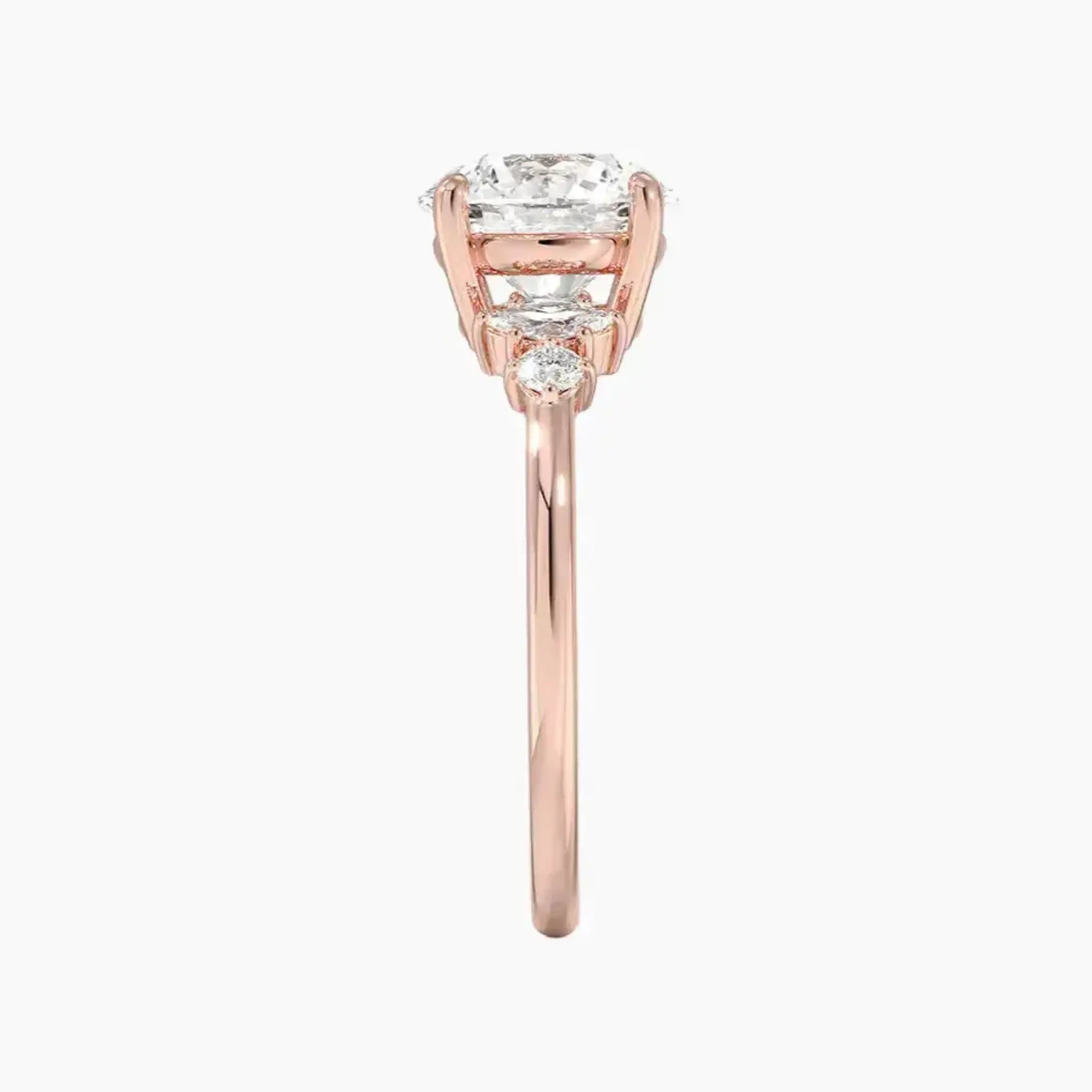 OBSER268 - Jordana Round engagement ring setting view 6