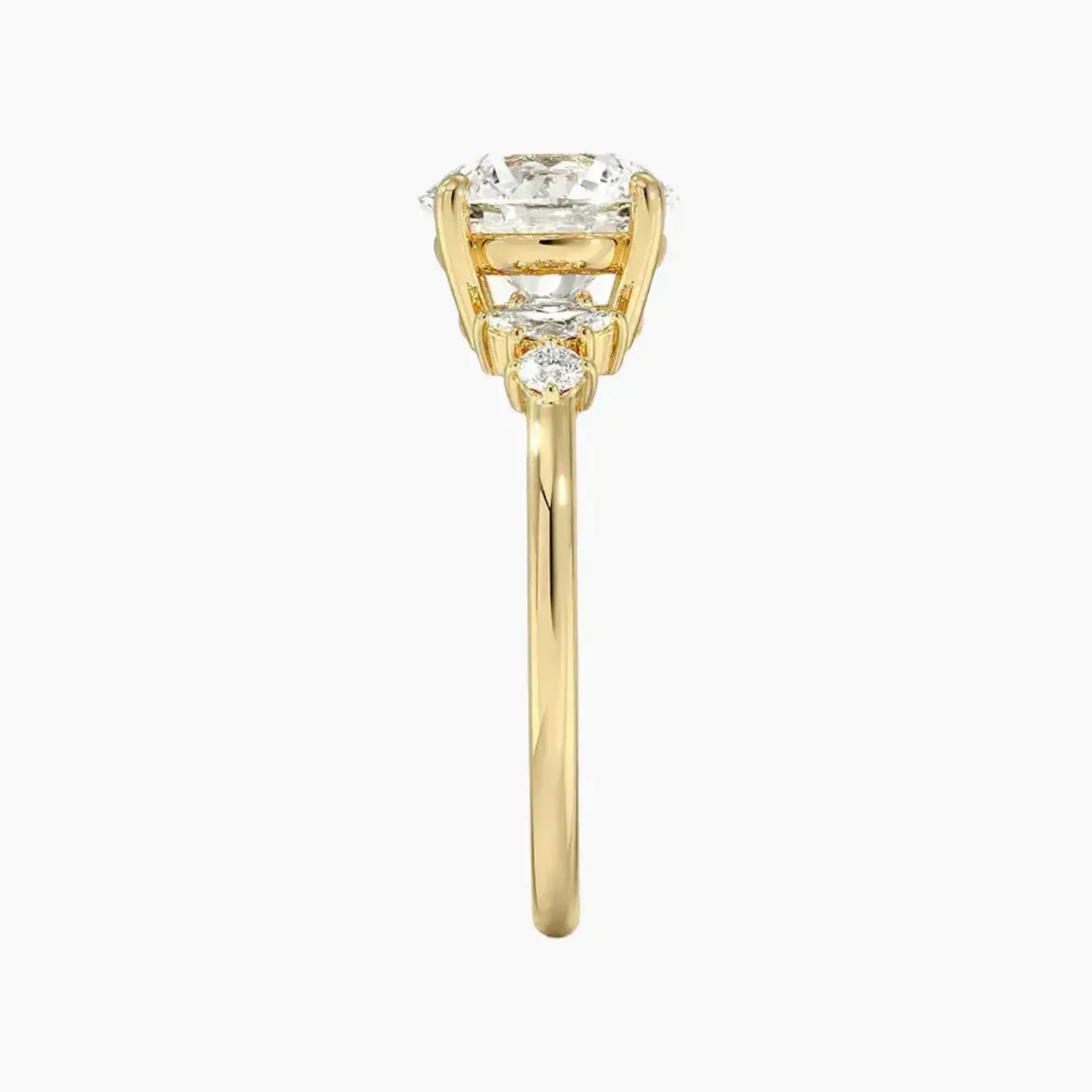OBSER268 - Jordana Round engagement ring setting view 9