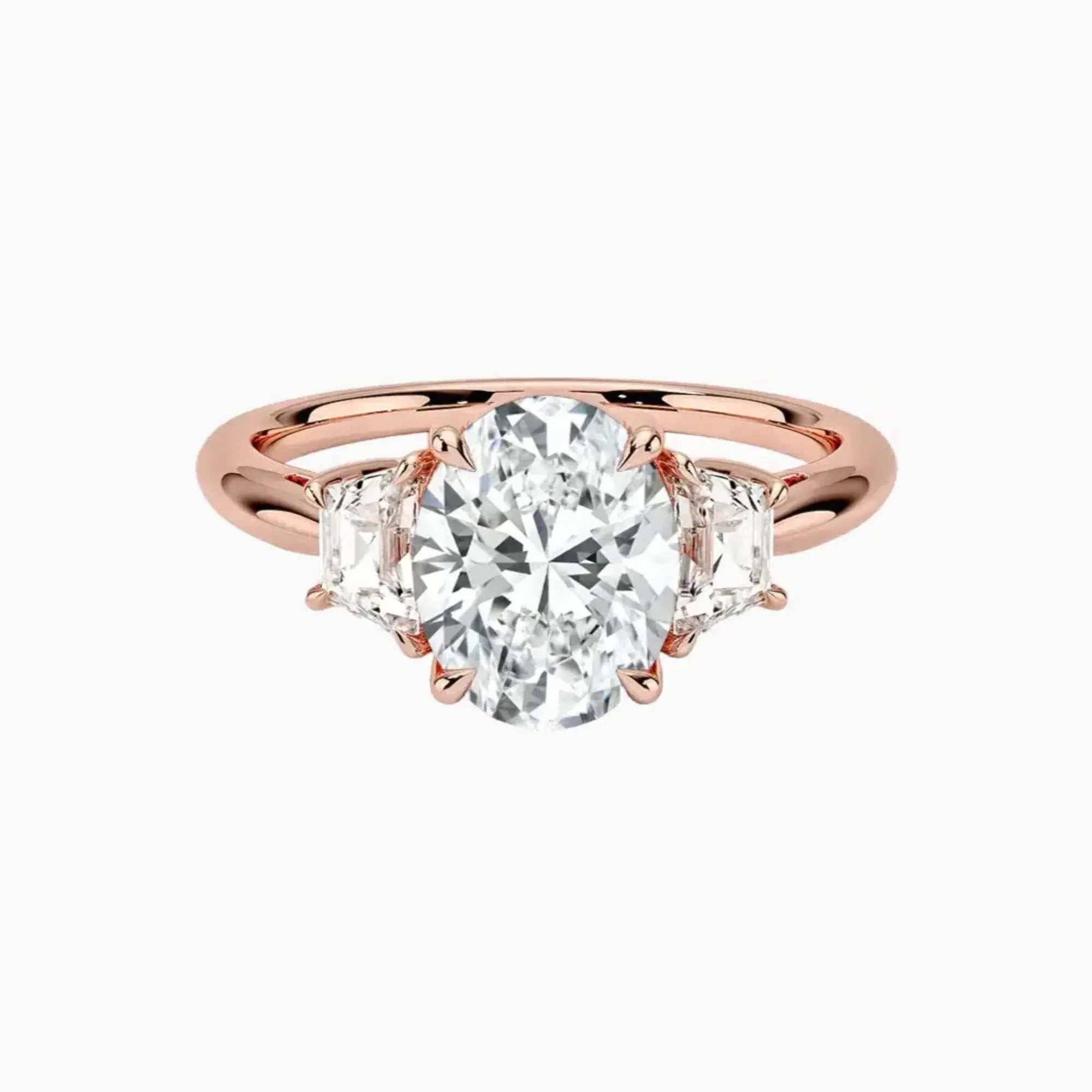 OBSER578 - Oriana Three Stone Oval engagement ring setting view 4