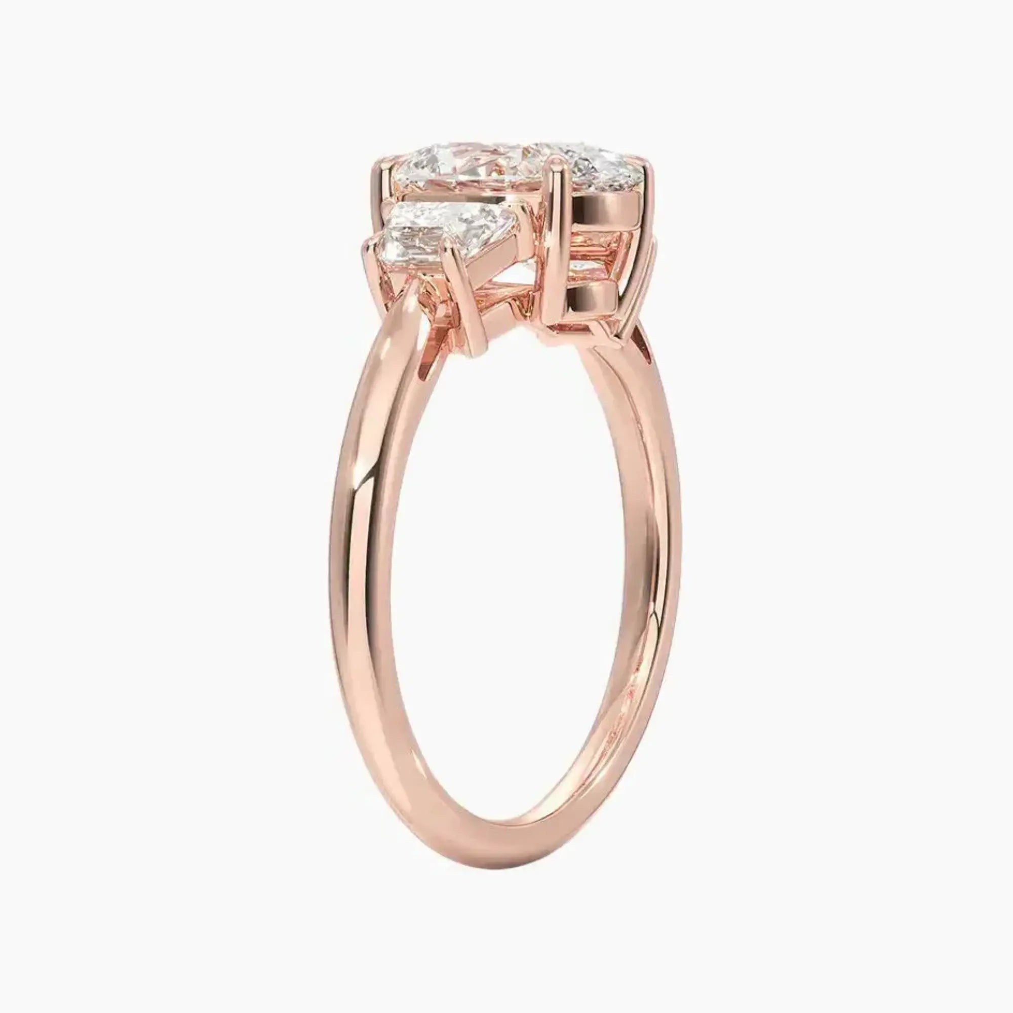 OBSER578 - Oriana Three Stone Oval engagement ring setting view 5